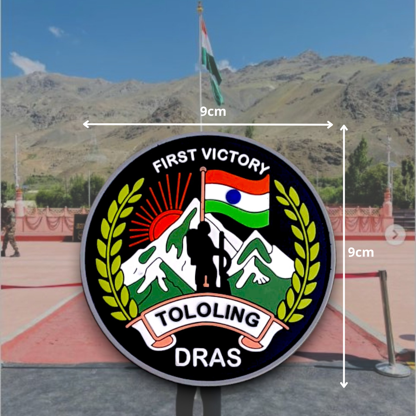 FIRST VICTORY | TOLOLING DRAS | RUBBERISED | WITH VELCRO PATCH