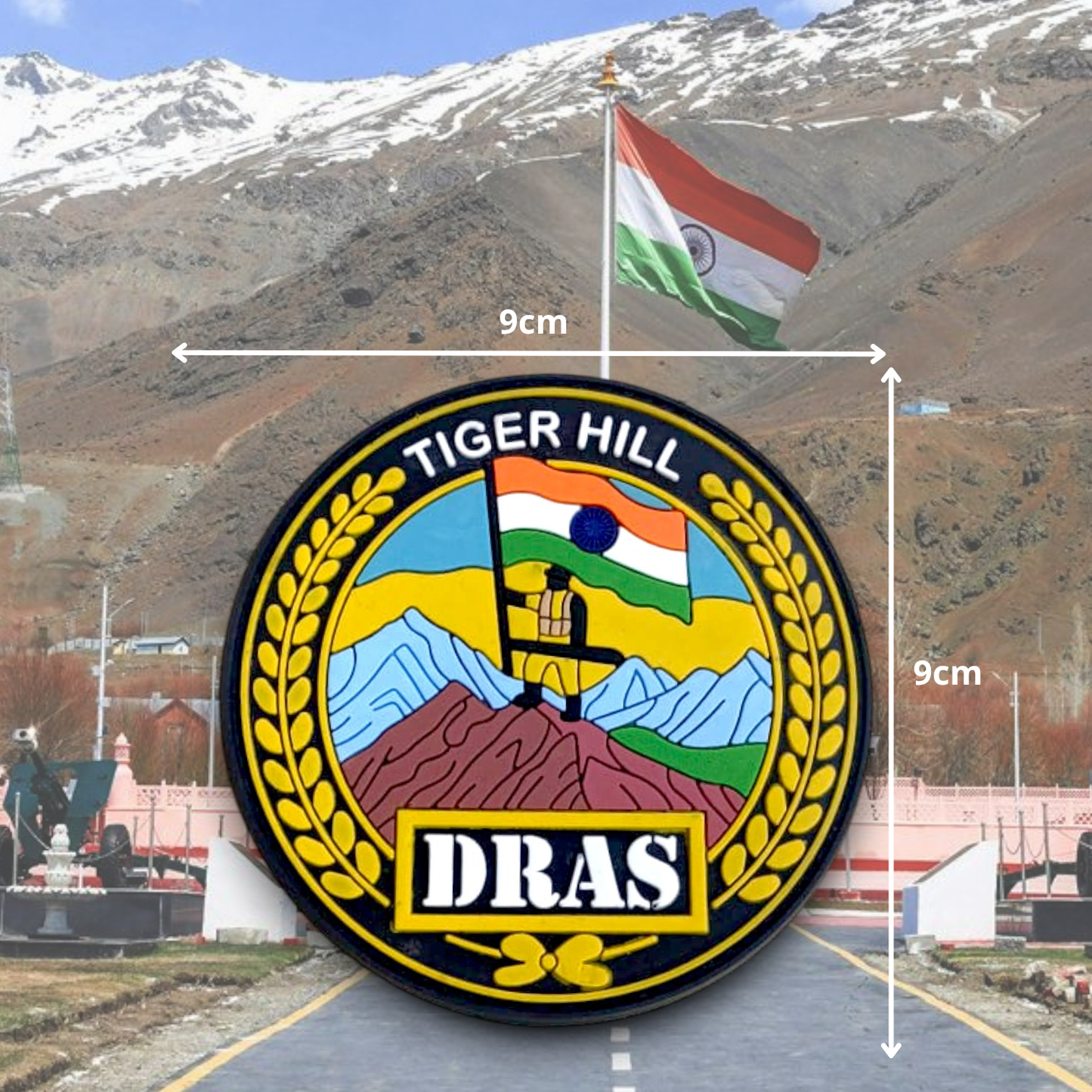 TIGER HILL DRAS | RUBBERISED | WITH VELCRO PATCH