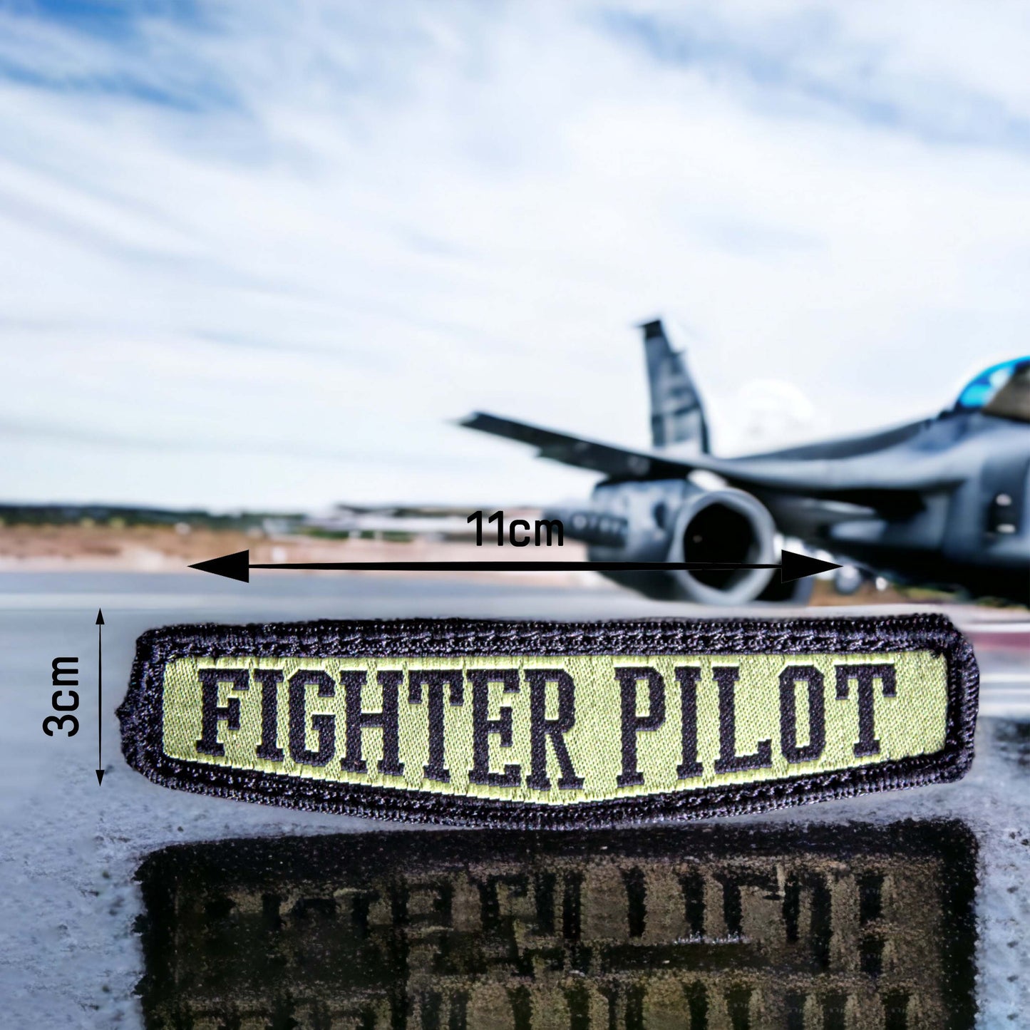 P992 | FIGHTER PILOT | WOVEN | WITH VELCRO PATCH