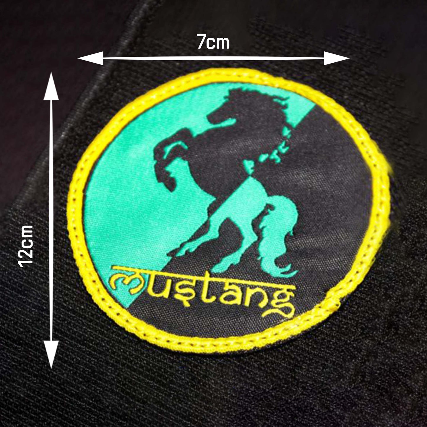 MUSTANG | WOVEN | WITH VELCRO PATCH
