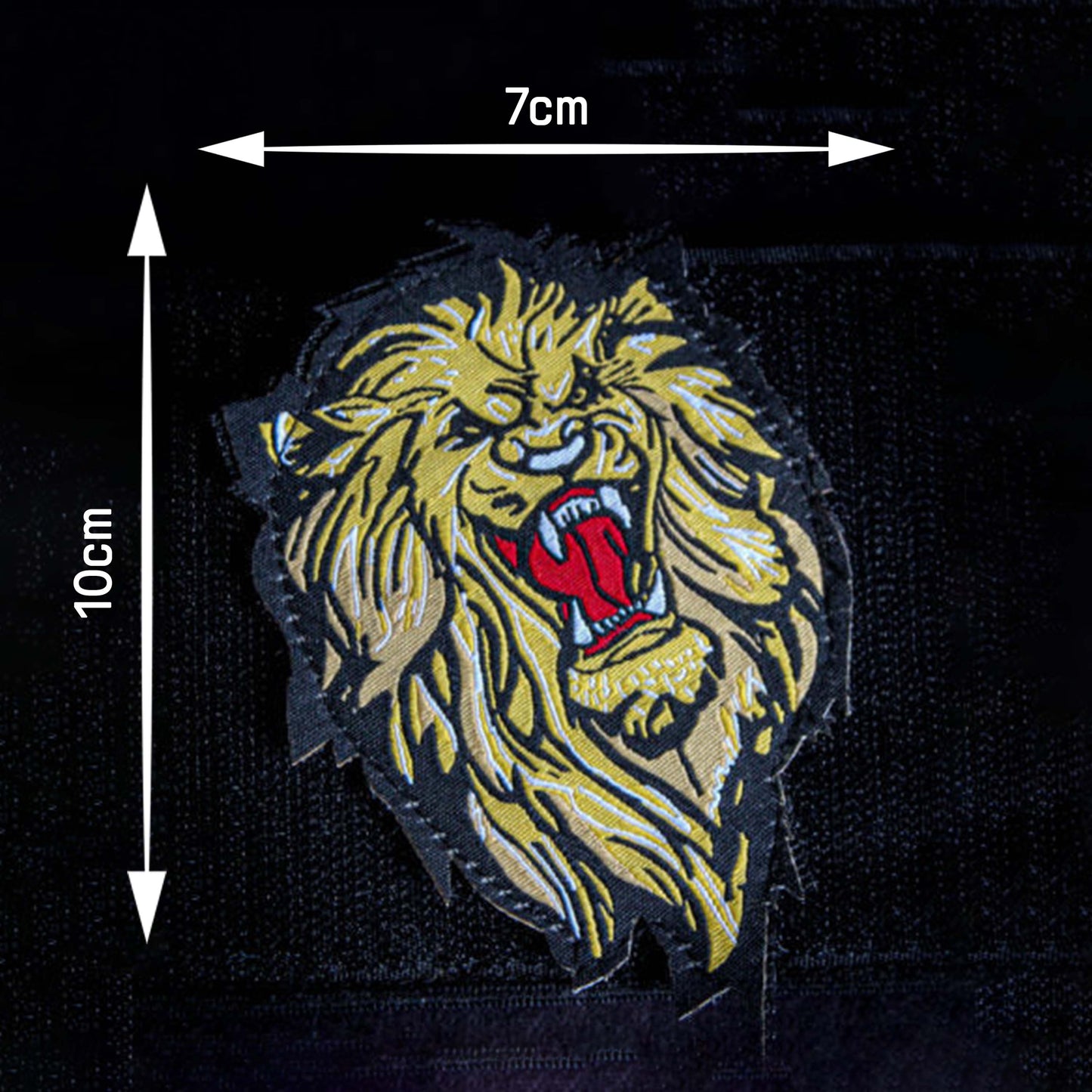 LION | WOVEN | WITH VELCRO PATCH