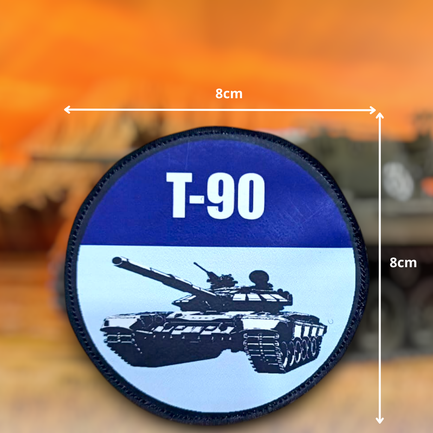 T-90 | TANK | PRINTED | WITH VELCRO PATCH