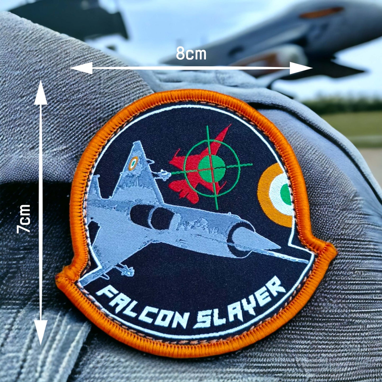 FALCON SLAYER | WOVEN | WITH VELCRO PATCH