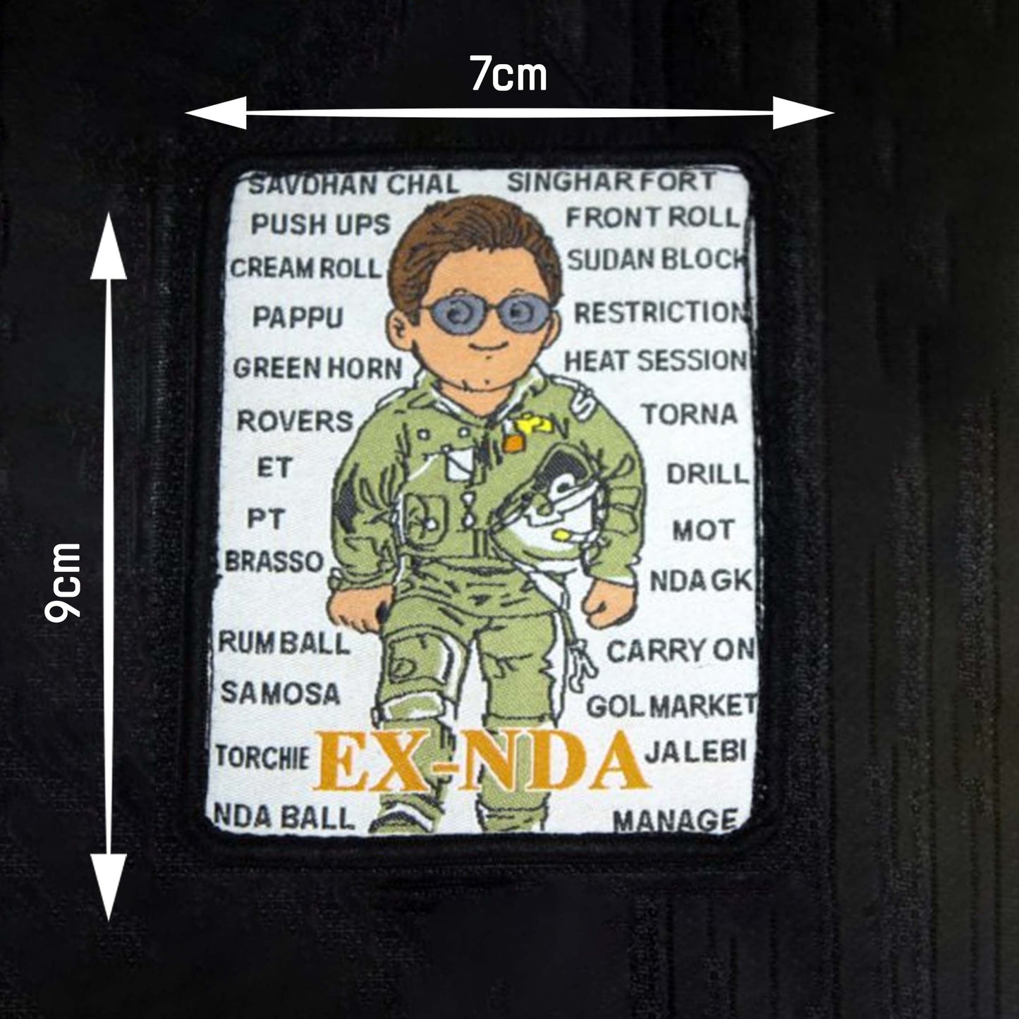 EX - NDA | IAF | WOVEN | WITH VELCRO PATCH