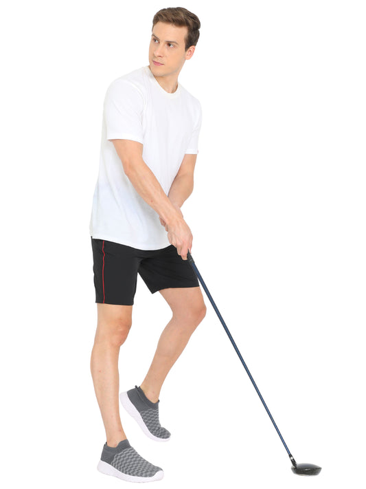 BLACK DRY FIT LYCRA SHORTS PLAINDri Fit Lycra Shorts Plain for men