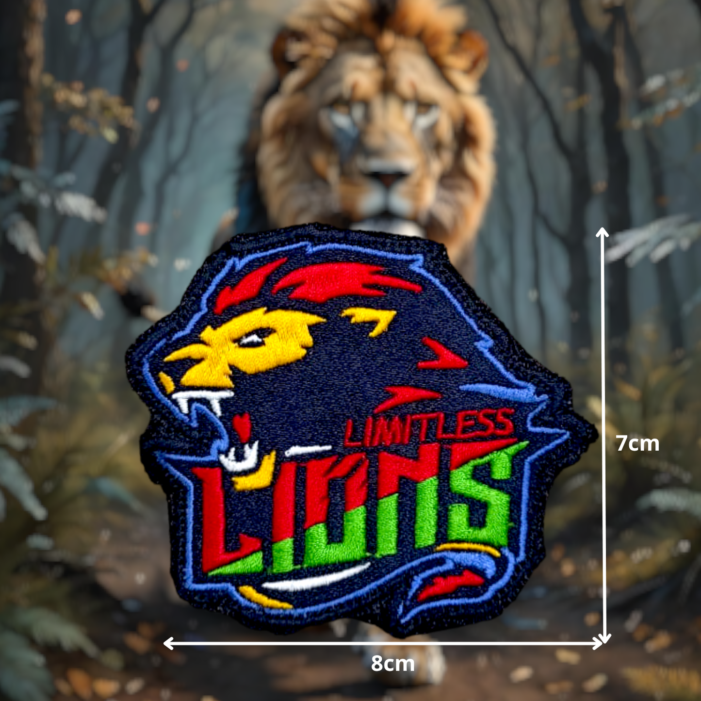 NDA LIONS | LIMA SQUADRON | EMBROIDERED | WITH VELCRO PATCH