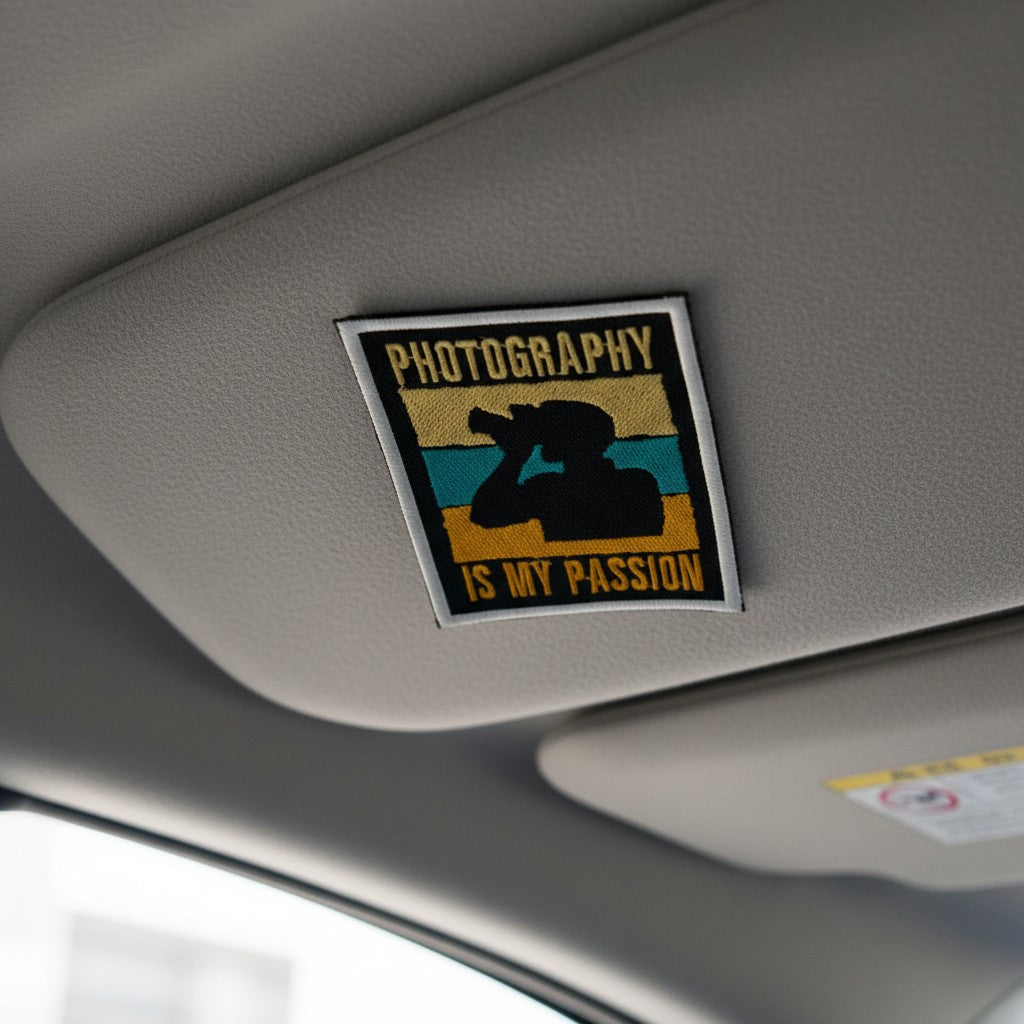 PHOTOGRAPHY IS MY PASSION | EMBROIDERED | WITH VELCRO PATCH