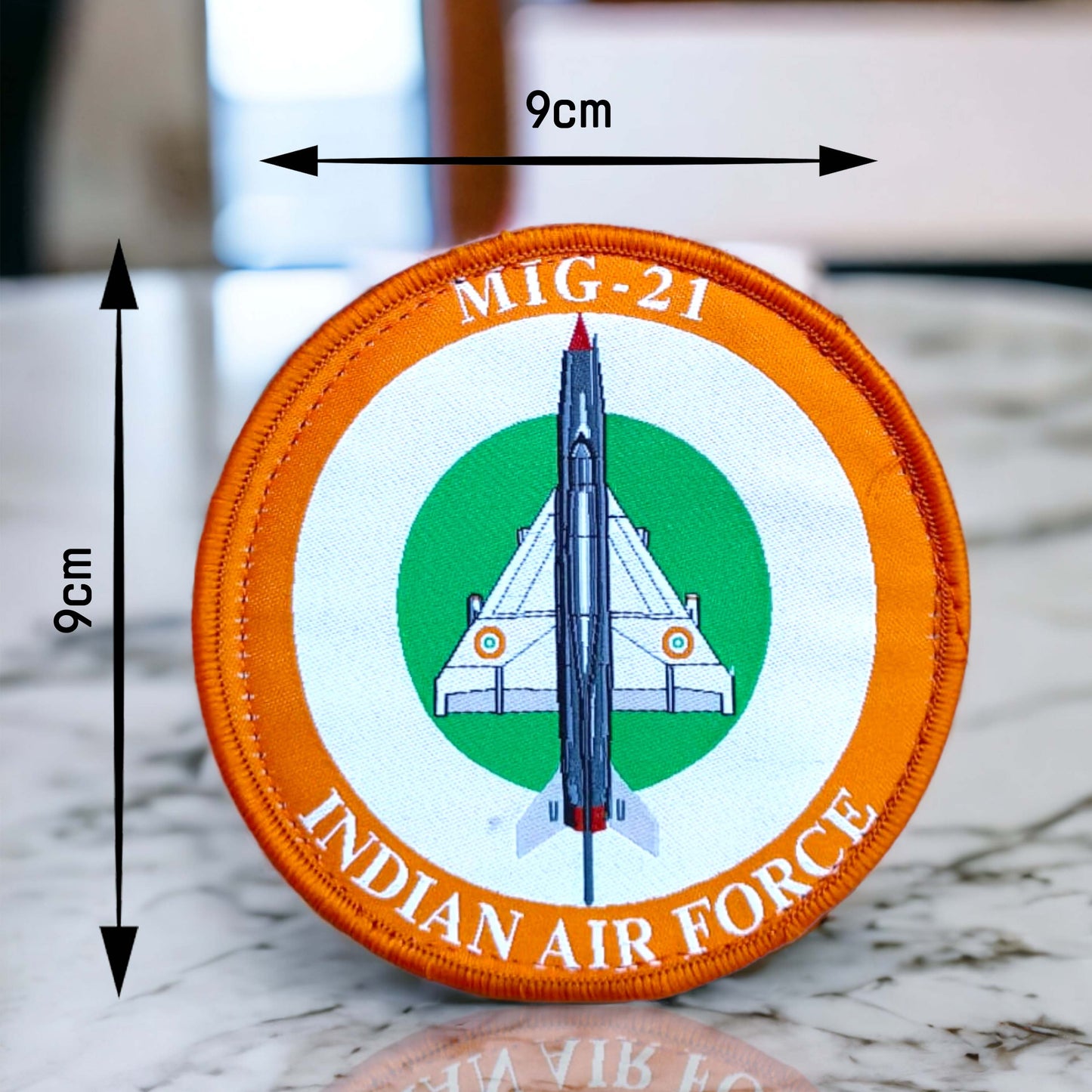 MIG - 21 WITH TRI COLOUR | WOVEN | WITH VELCRO PATCH