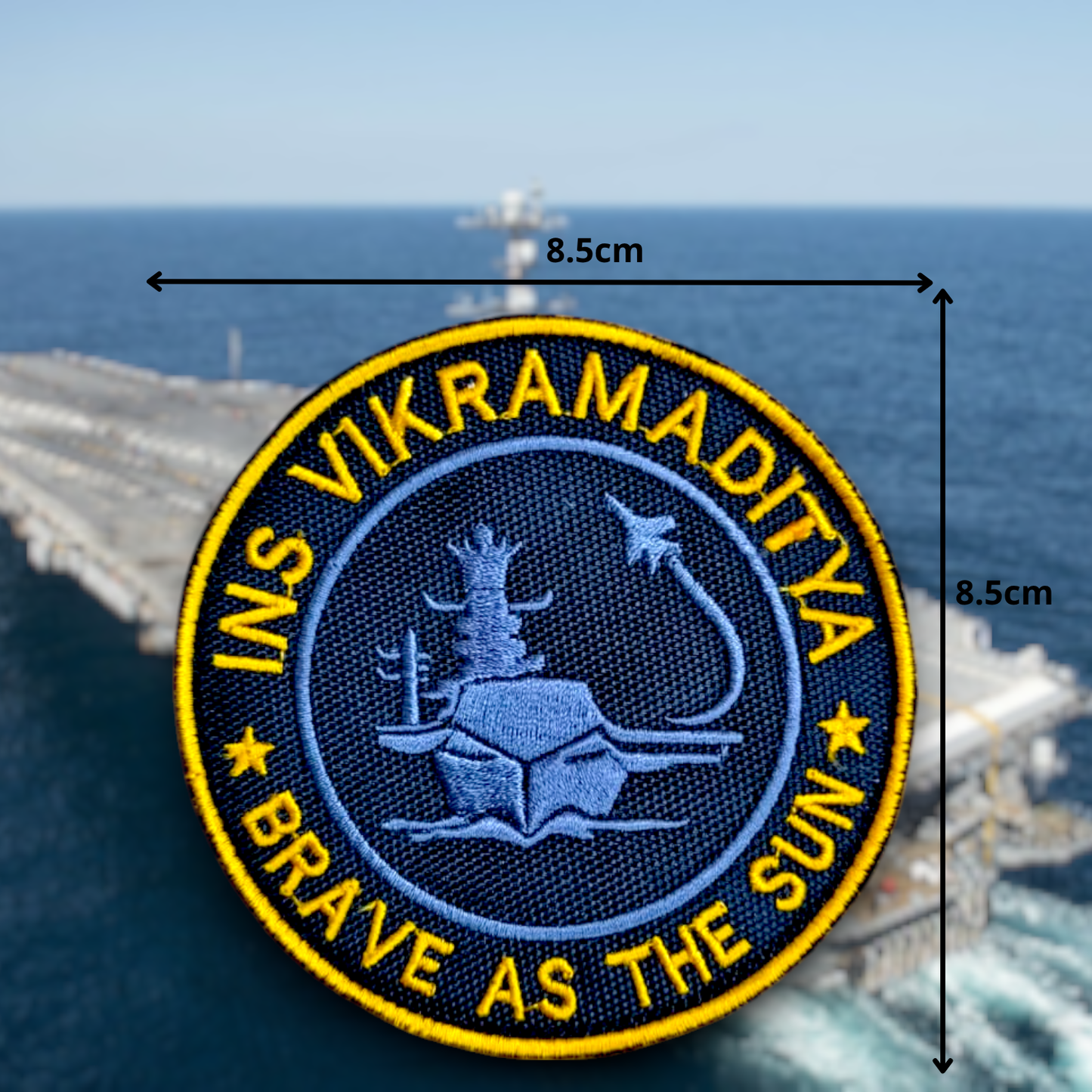 INS VIKRAMADITYA | EMBROIDERED | WITH VELCRO PATCH