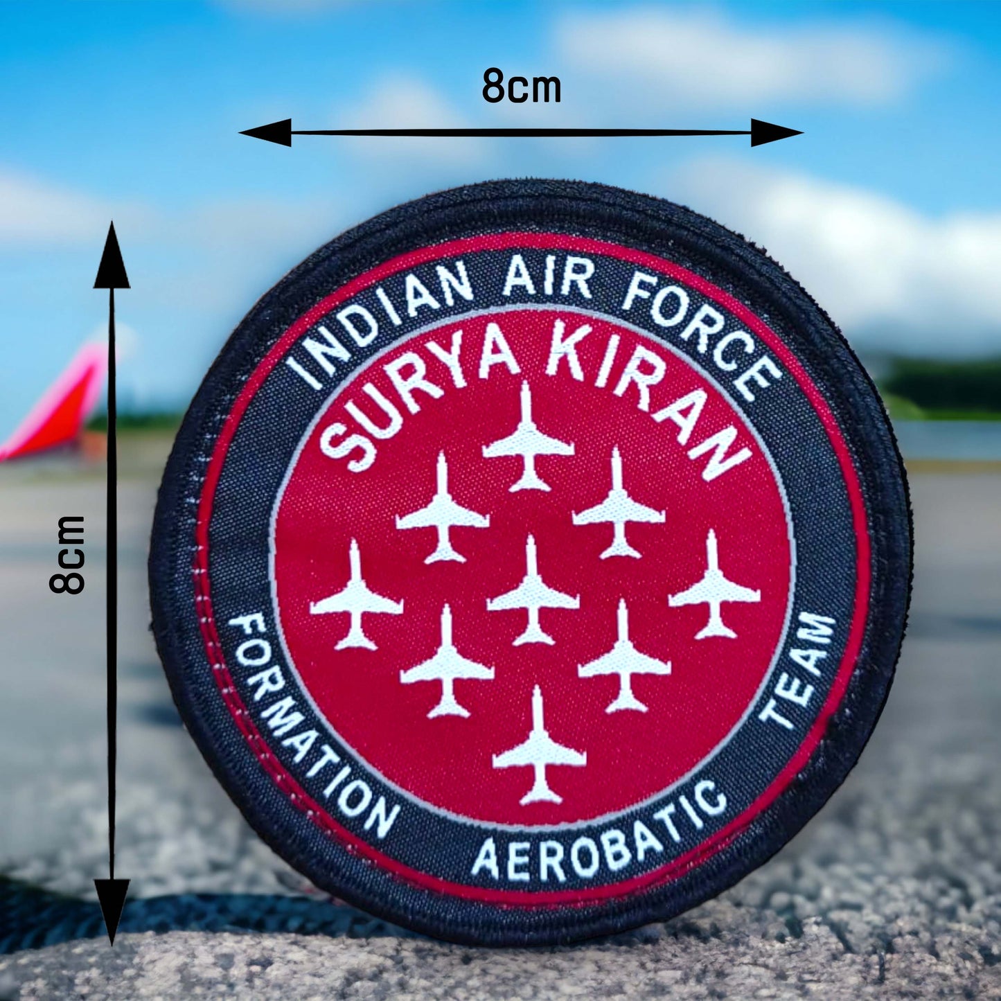 SURYA KIRAN FORMATION AEROBATIC TEAM | WOVEN | WITH VELCRO PATCH