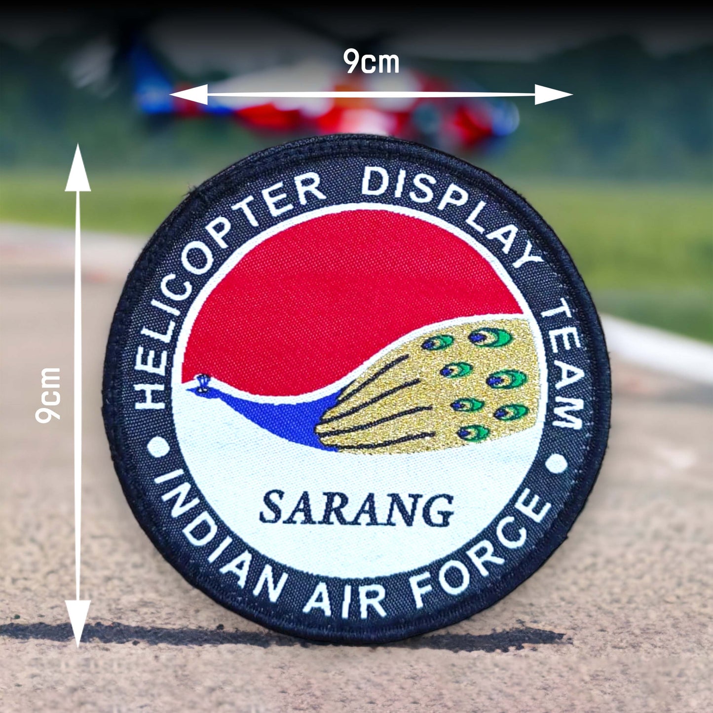 SARANG HELICOPTER DISPLAY TEAM | WOVEN | WITH VELCRO PATCH