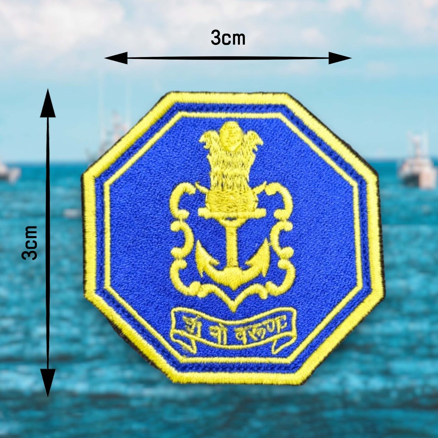 INDIAN NAVY | EMBROIDERED | WITH VELCRO PATCHES