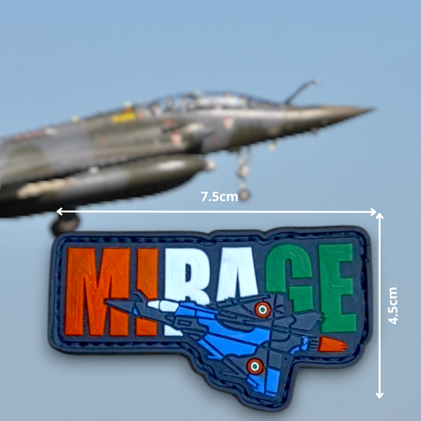 MIRAGE | RUBBERISED | WITH VELCRO PATCH