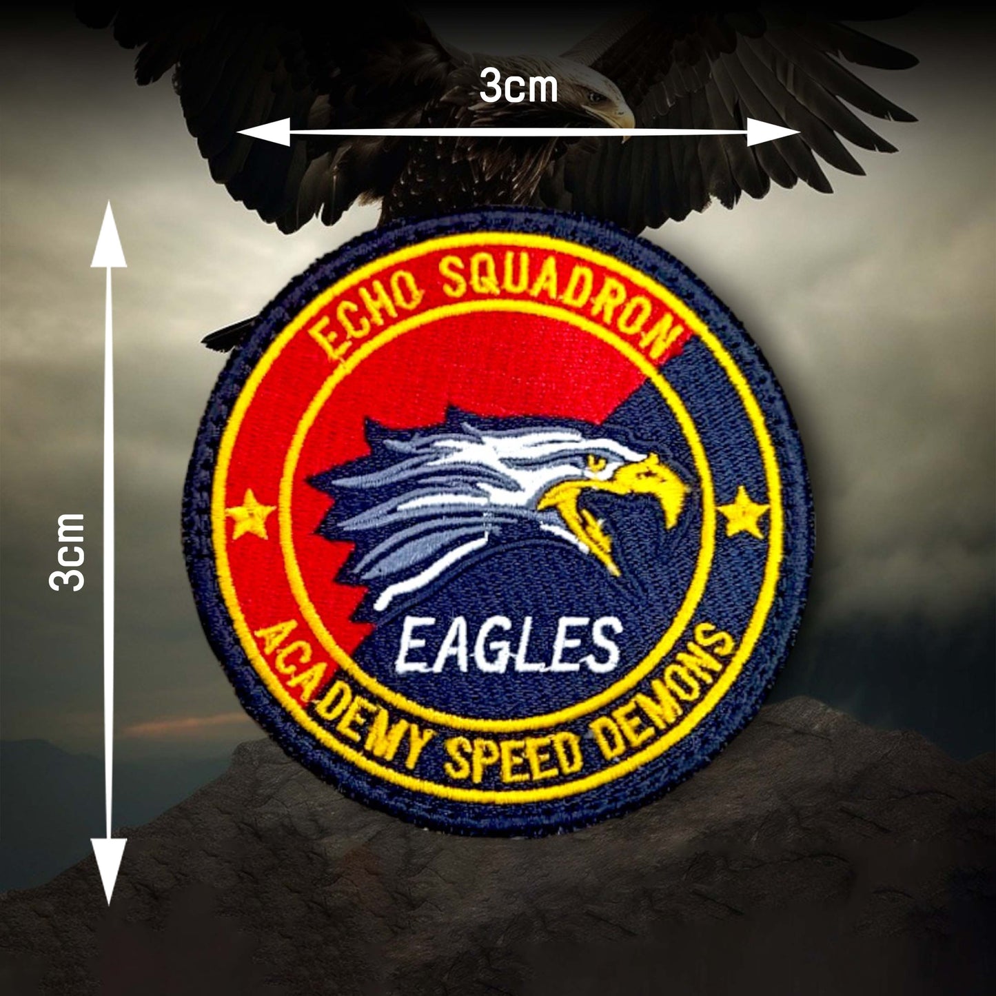 NDA | ECHO SQUADRON | EAGLES | EMBROIDERED | WITH VELCRO PATCH