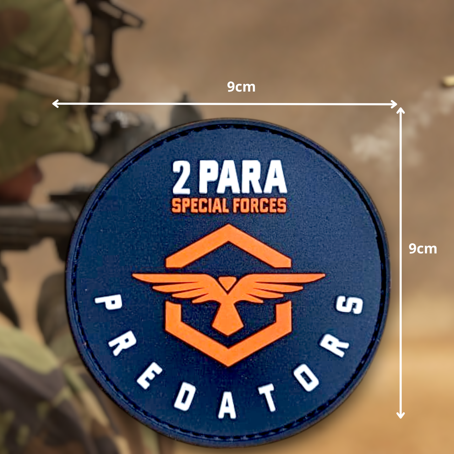2 PARA SPECIAL FORCES | RUBBERISED | WITH VELCRO PATCH