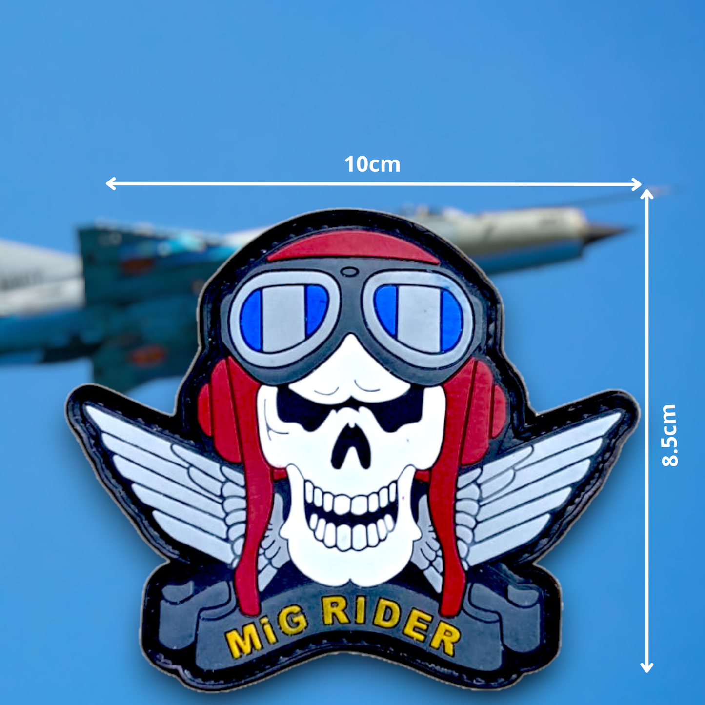MIG RIDER | RUBBERISED | WITH VELCRO PATCH