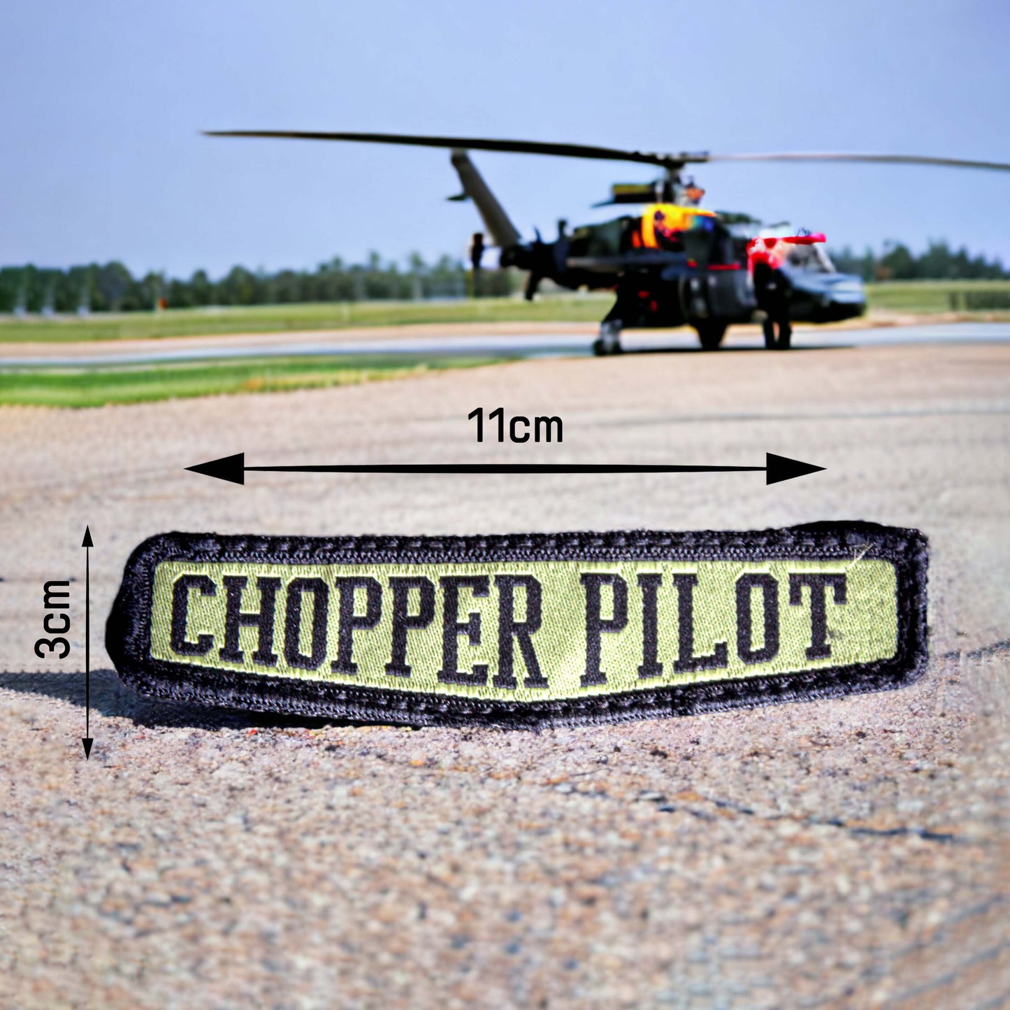 CHOPPER PILOT | WOVEN | WITH VELCRO PATCH