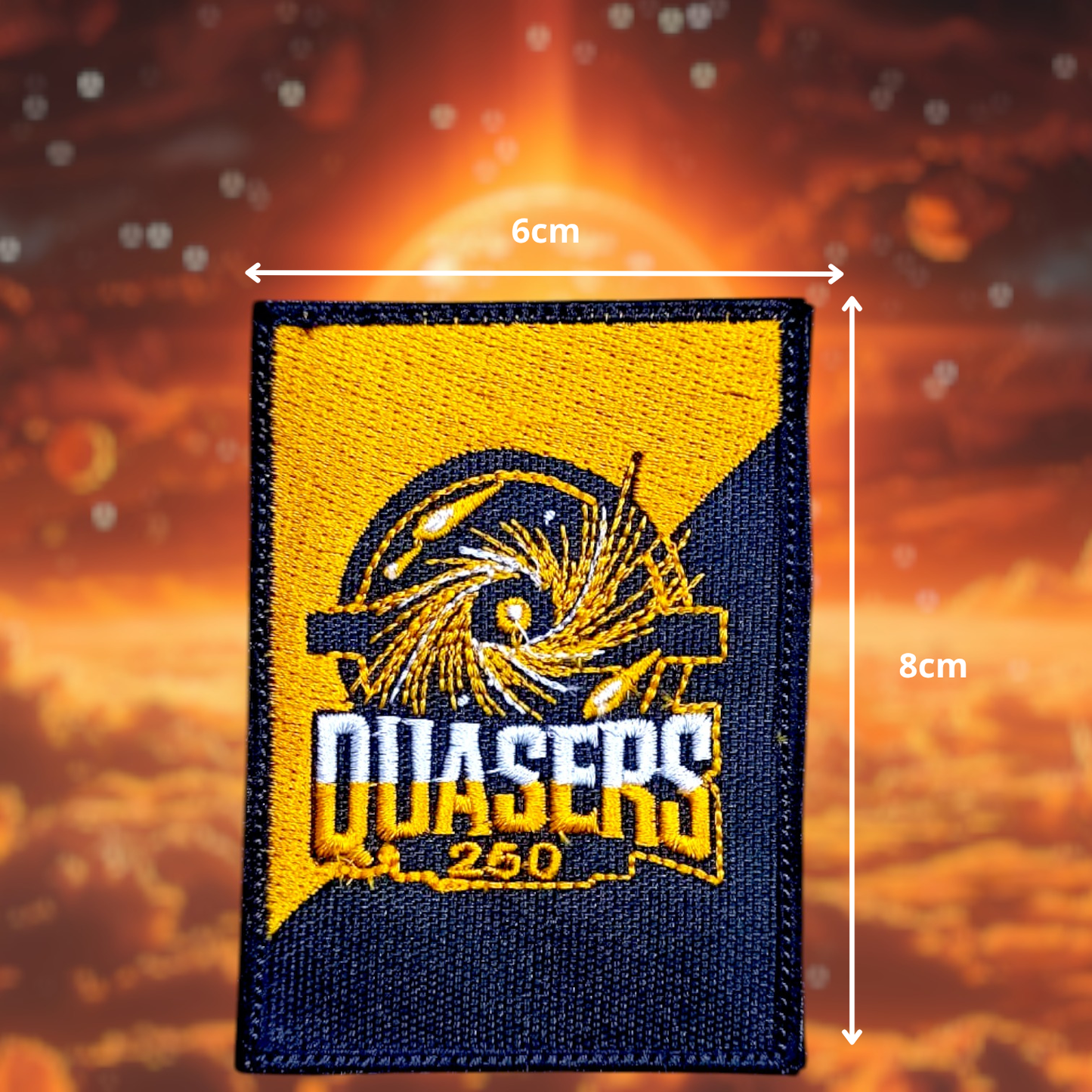 QUASERS | QUEBEC SQUADRON | EMBROIDERED | WITH VELCRO PATCH