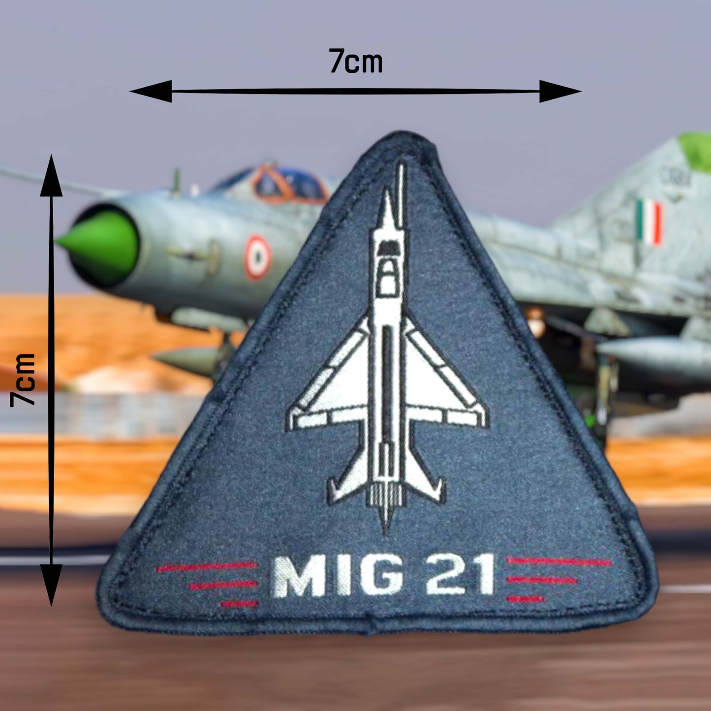 MIG - 21 | WOVEN | WITH VELCRO PATCH