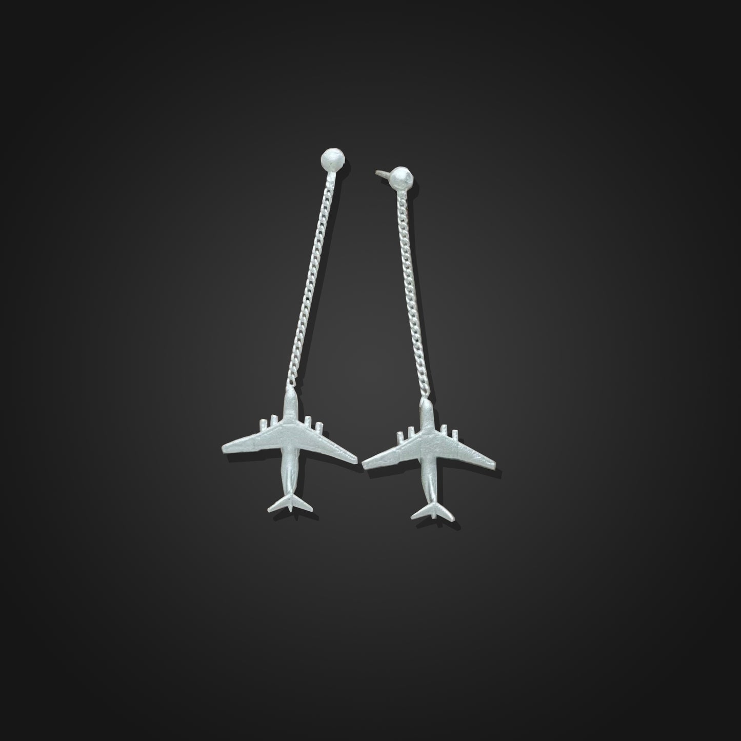Long Drop Earrings Hoop Design Il 76
