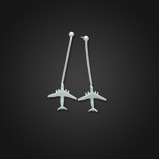 Long Drop Earrings Hoop Design Il 76