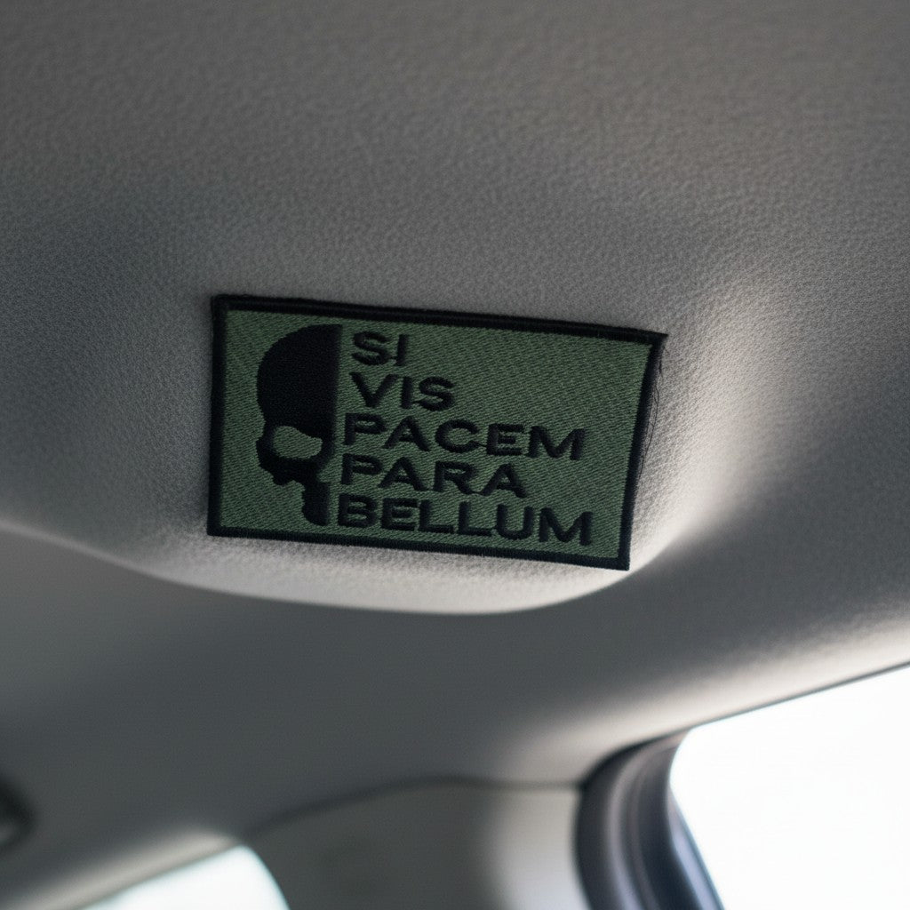 SI VIS PACEM PARA BELLUM | EMBROIDERED | WITH TACTICAL PATCH (Velcro + Magnet + Iron On)
