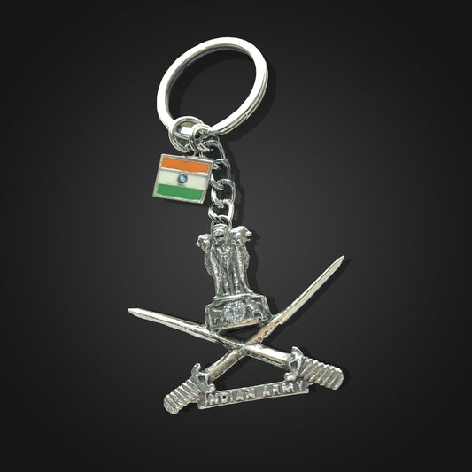 Indian Army Logo Keychain