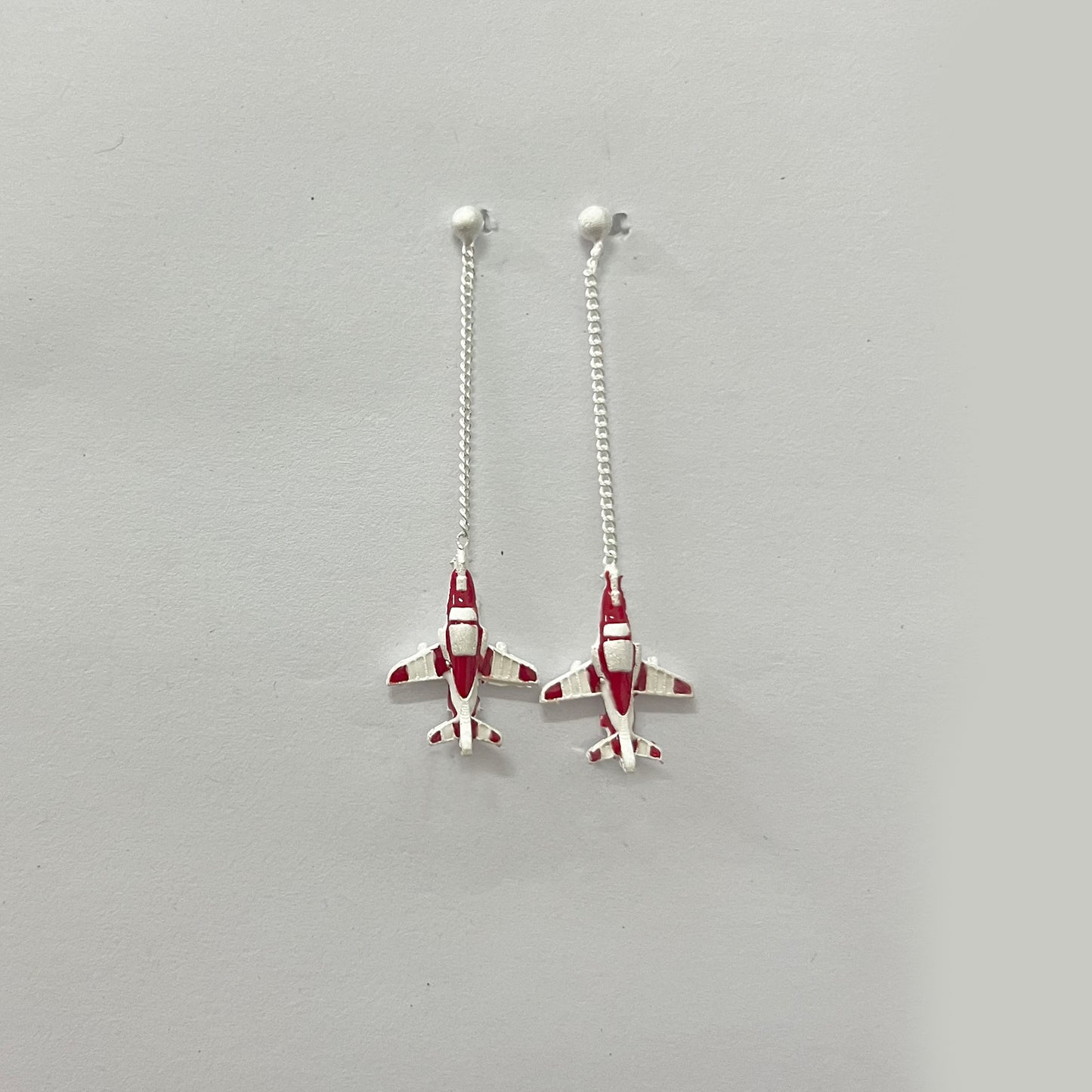 Surya Kiran Long Drop Simple Hoop Earrings