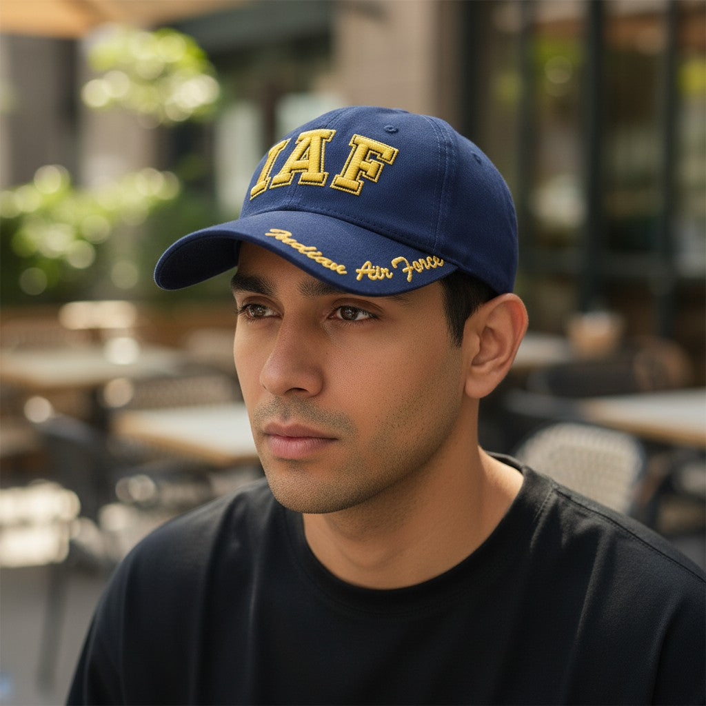 CAP | IAF WITH NATIONAL FLAG LOGO