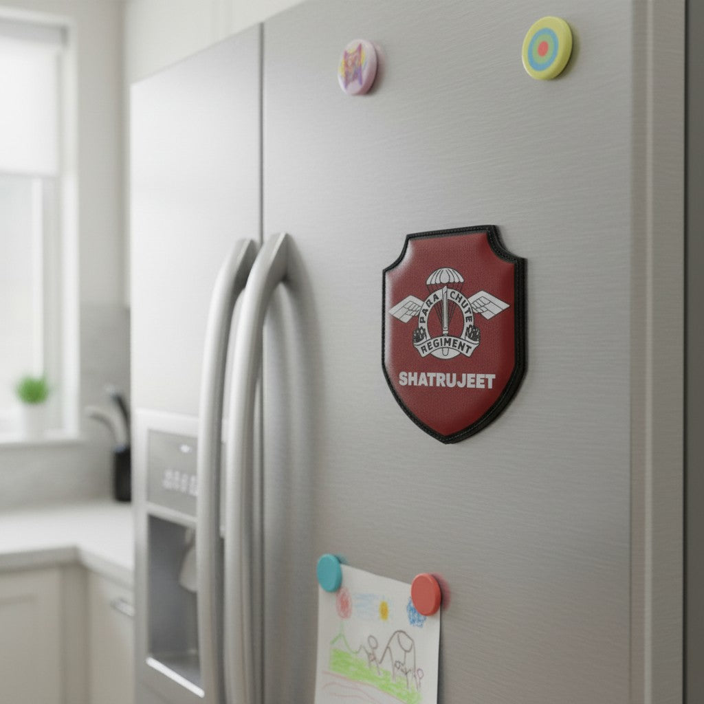 PARACHUTE REGIMENT SHATRUJEET | PRINTED | WITH TACTICAL PATCH (Velcro + Magnet + Iron On)