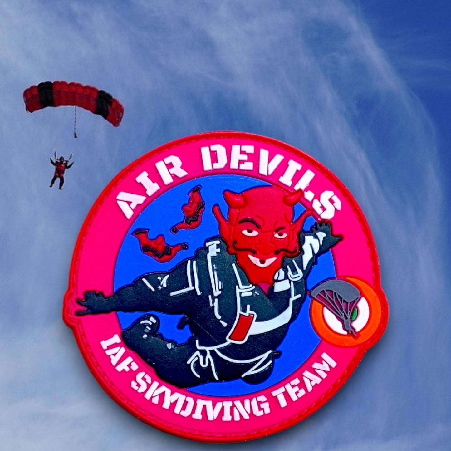 AIR DEVIL'S | RUBBERISED | WITH VELCRO PATCH