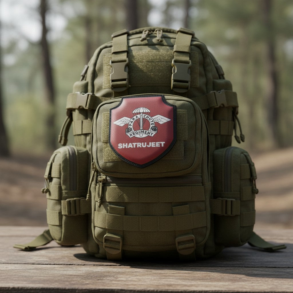 PARACHUTE REGIMENT SHATRUJEET | PRINTED | WITH VELCRO PATCH