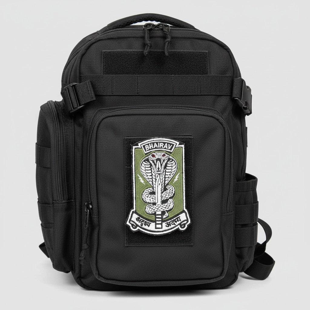 BHAIRAV अदृश्य अदम्य | EMBROIDERED | WITH VELCRO PATCH