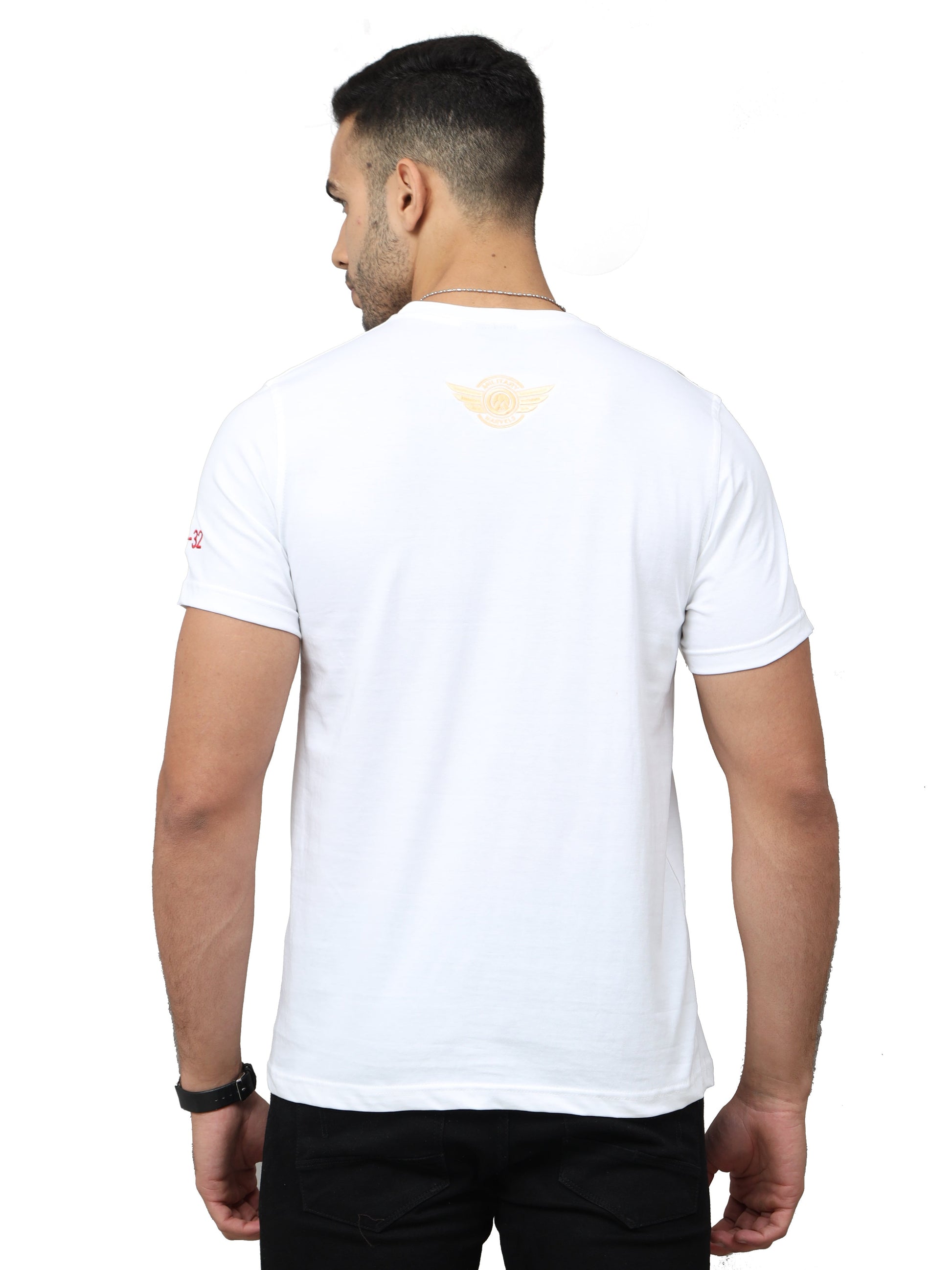 AN 32 Fighter Jet T Shirt With Round Neck