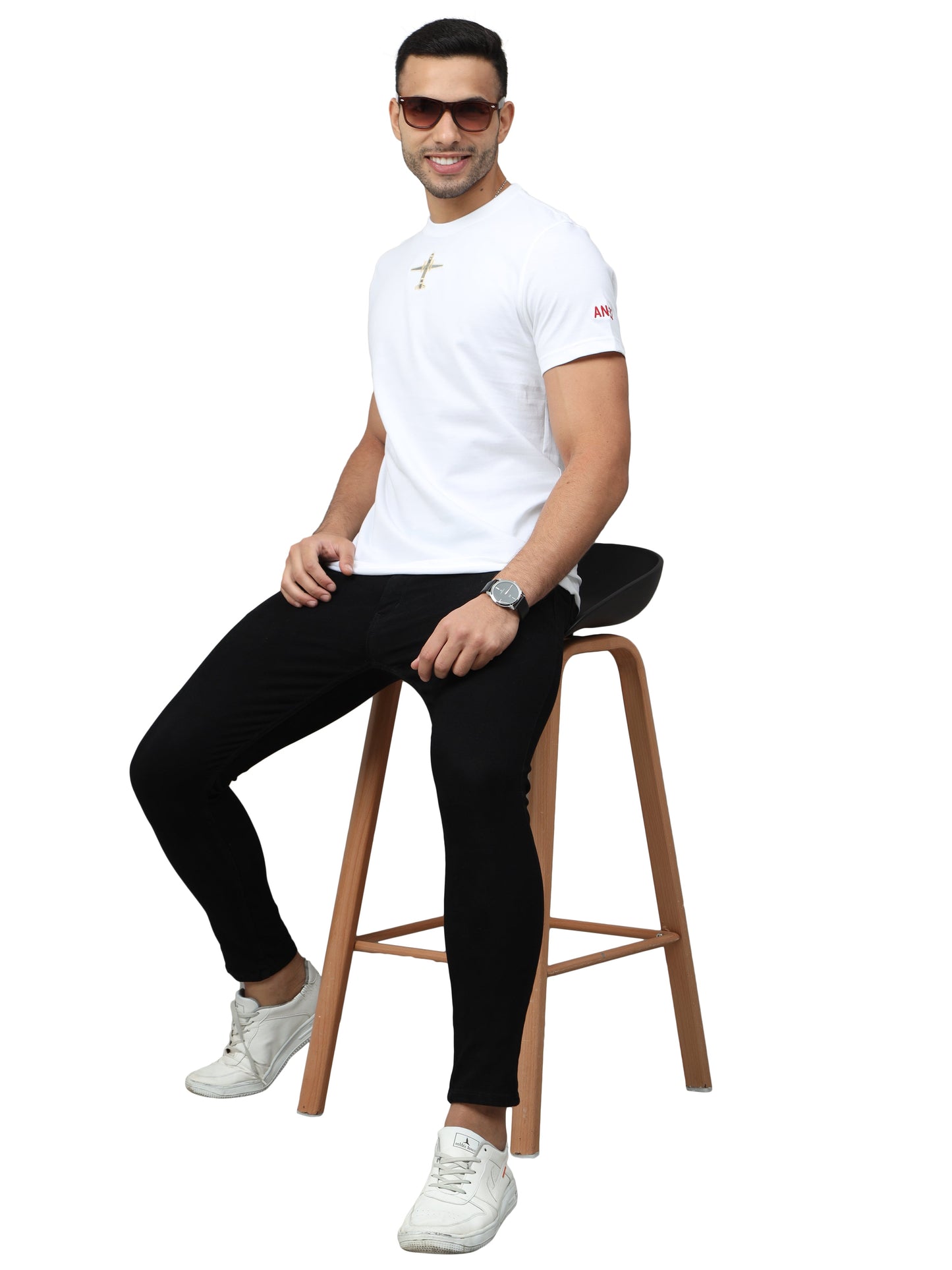 AN 32 Fighter Jet T Shirt With Round Neck