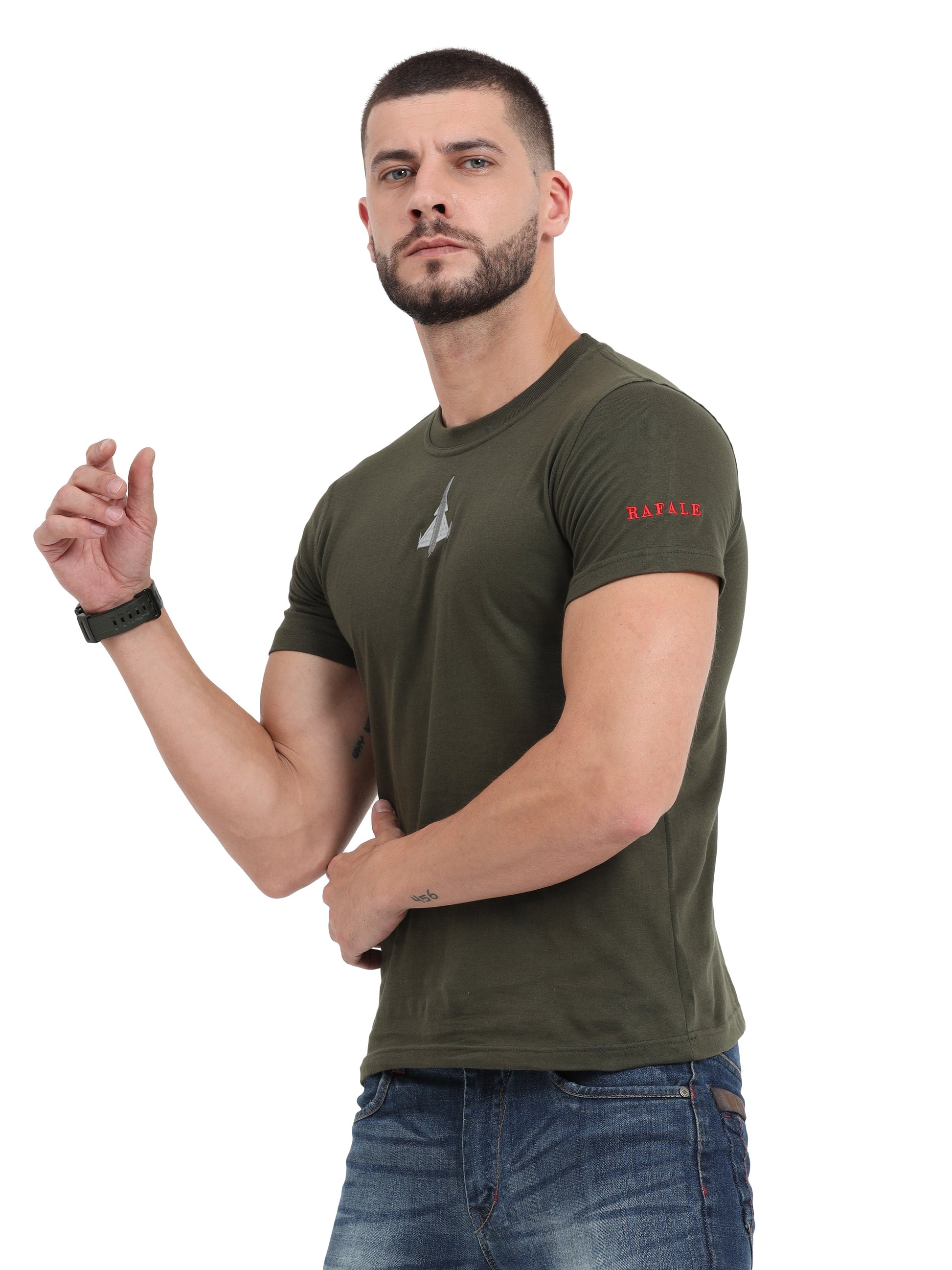 Latest Rafale T Shirt With Round Neck for men