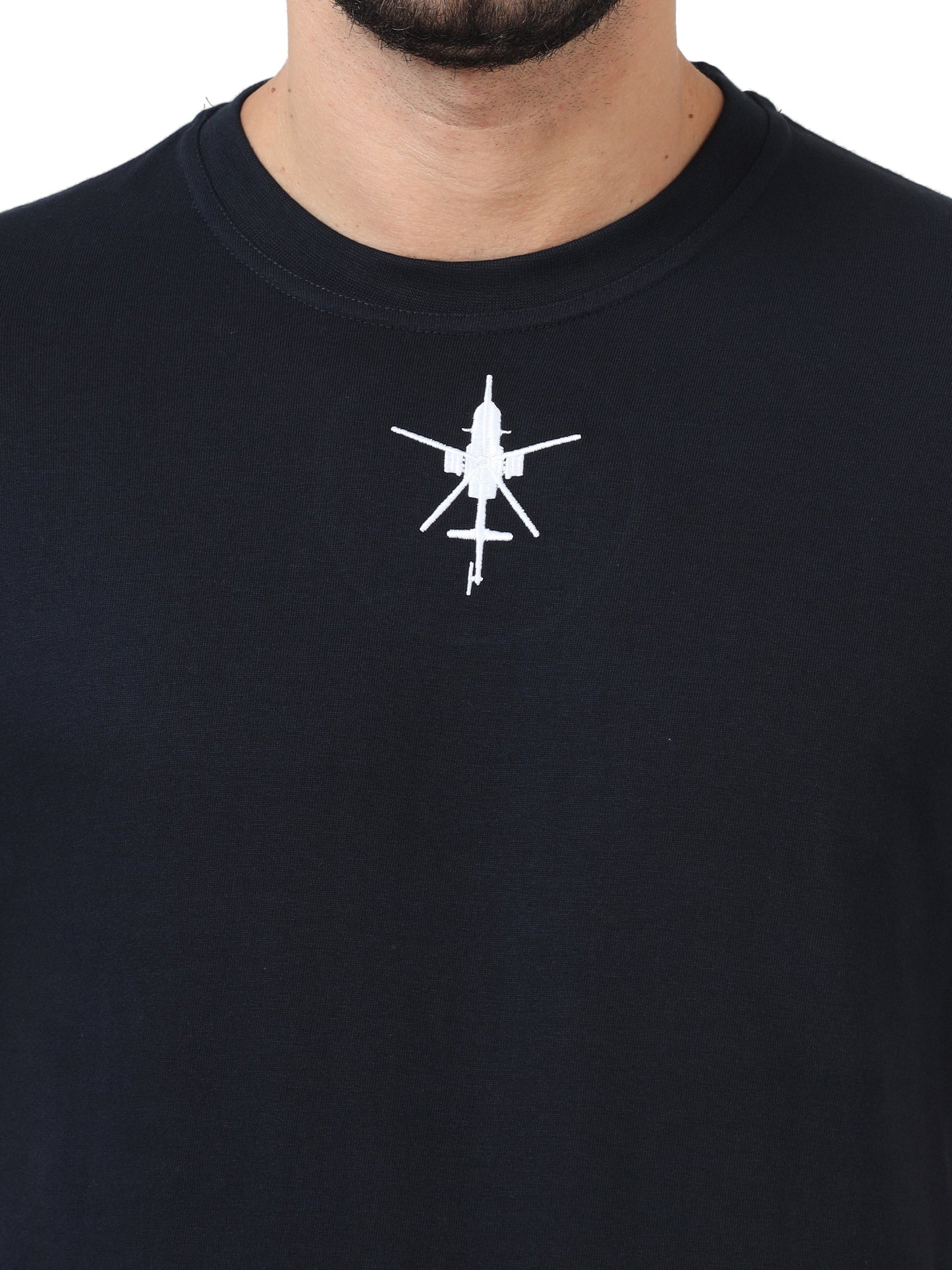 WHITE MI 17 ROUND NECK T SHIRT for men