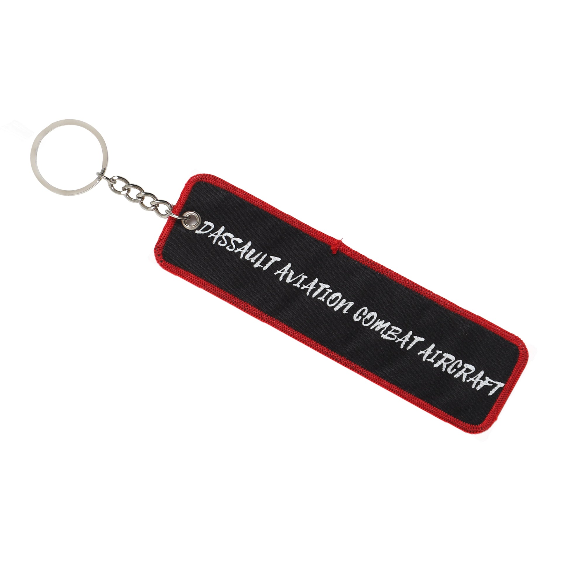 rafale fighter jet fabric keychain