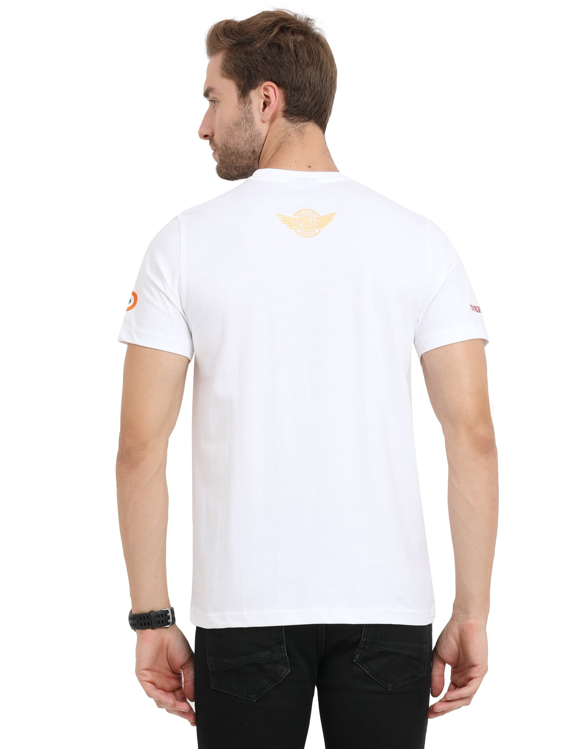 Round Neck Sukhoi Fighter Jet T Shirts for men
