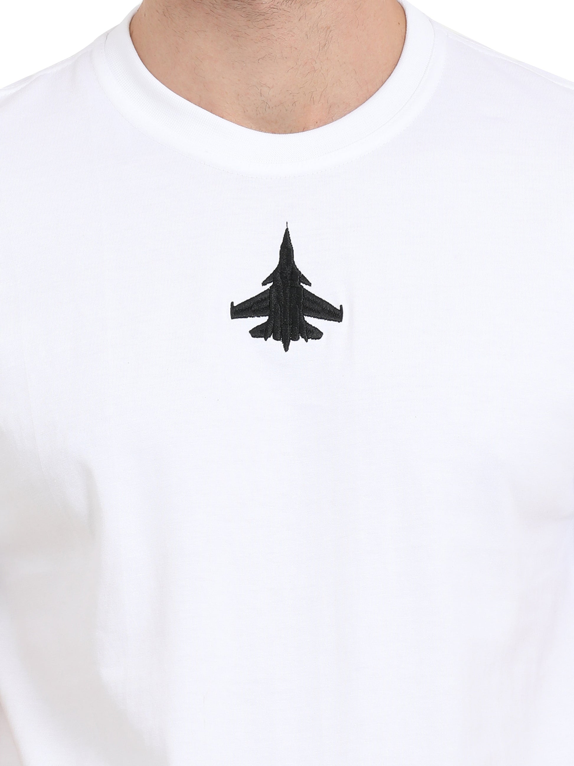 Round Neck Sukhoi Fighter Jet T Shirts for men