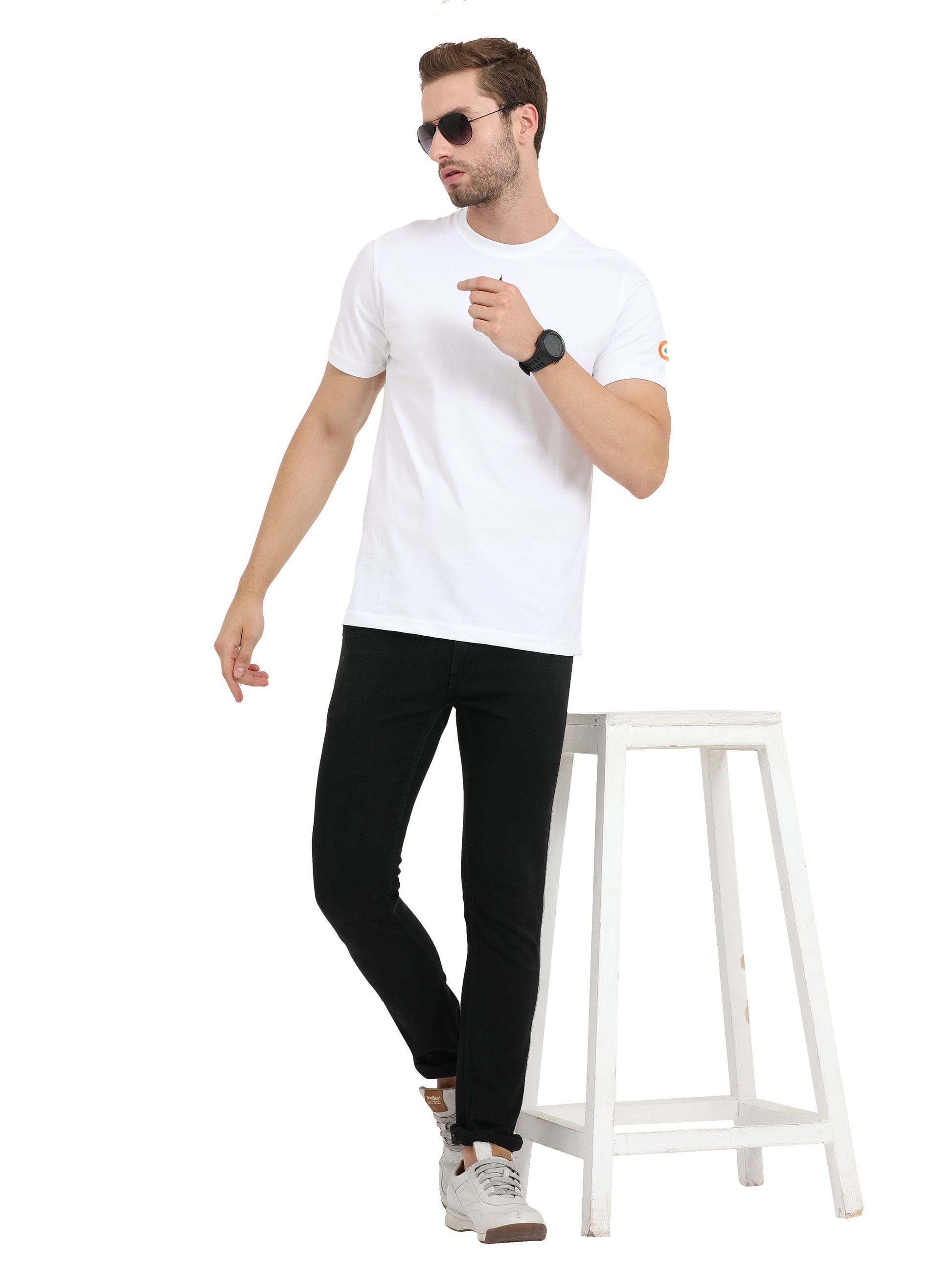 Round Neck Sukhoi Fighter Jet T Shirts for men