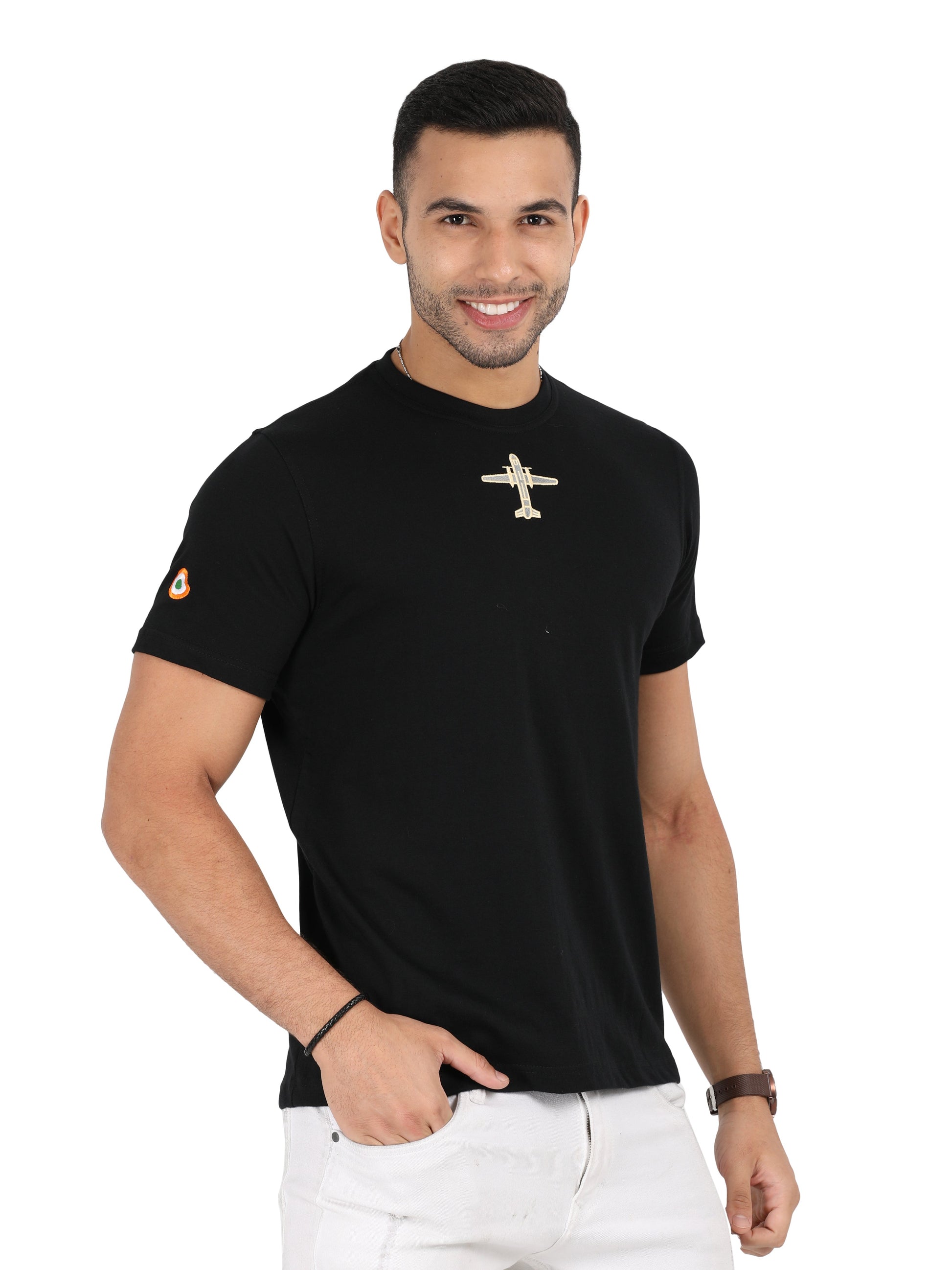 AN 32 Fighter Jet T Shirt With Round Neck