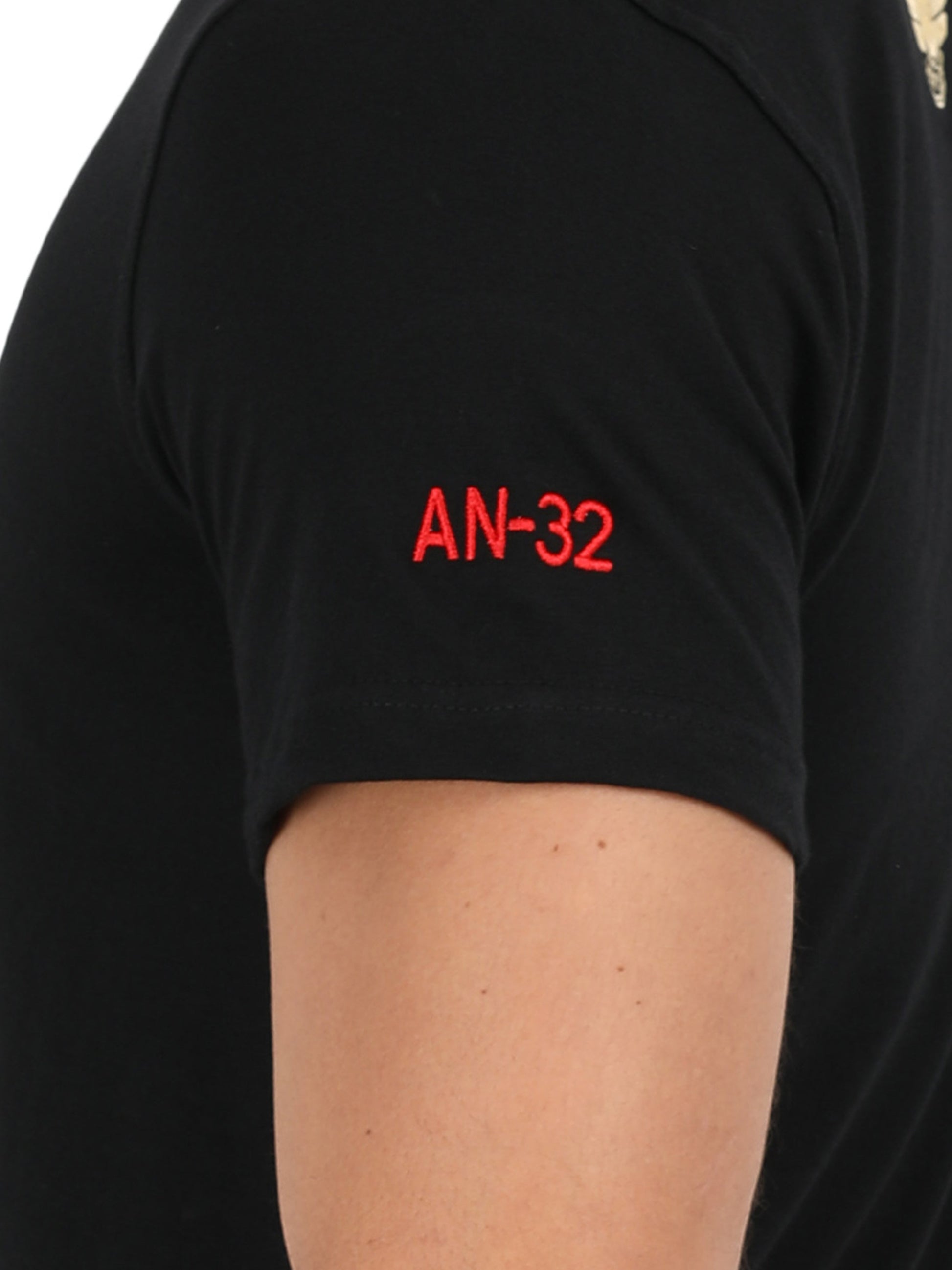 AN 32 Fighter Jet T Shirt With Round Neck