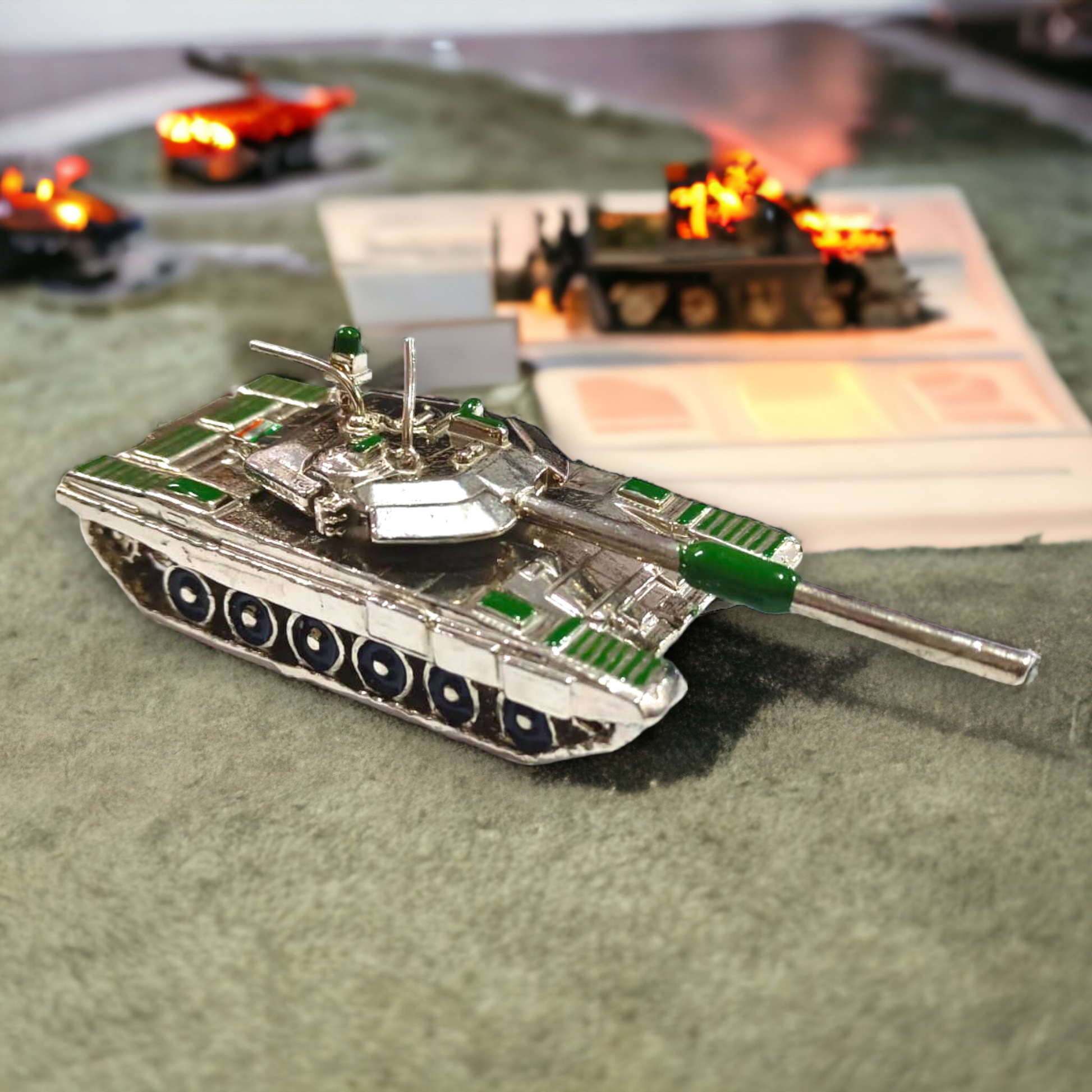 Mini Tank Car Dashboard Accessories