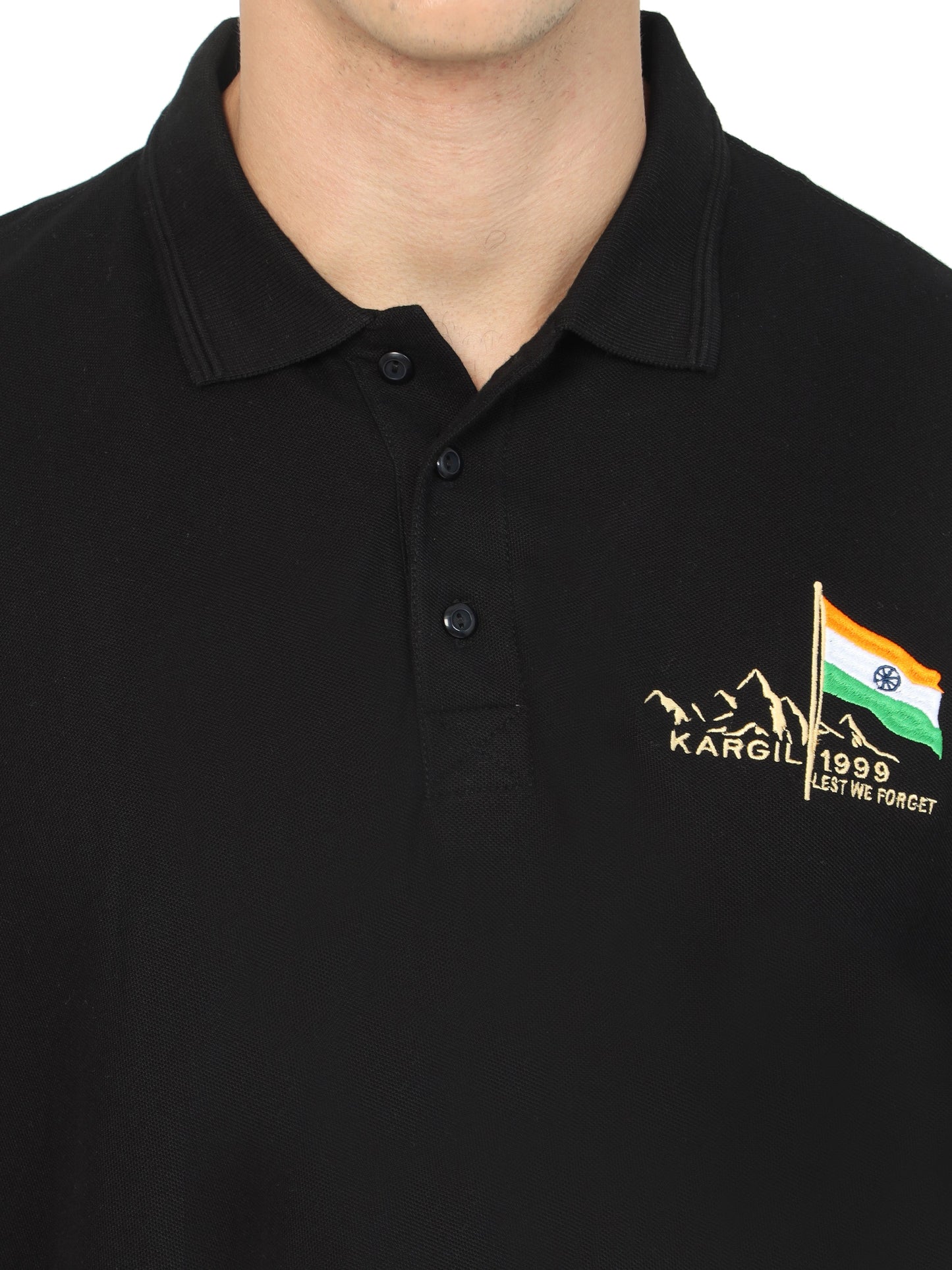 KARGIL 1999 WE FORGET Para Sf T Shirt Black for men