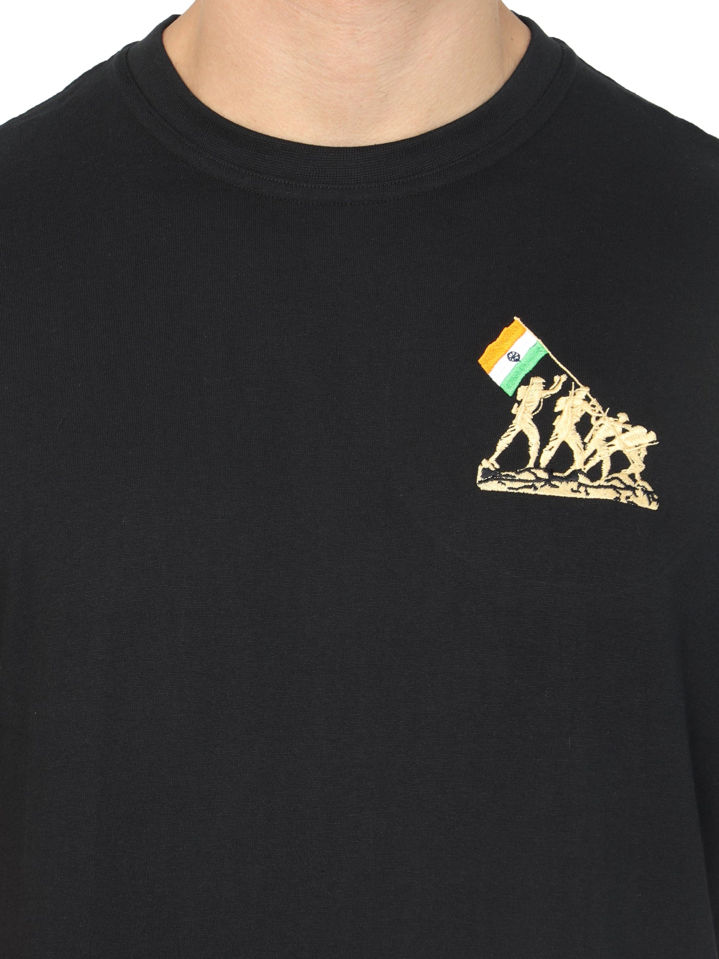 Para Sf T Shirt On Soldiers With Flag for men