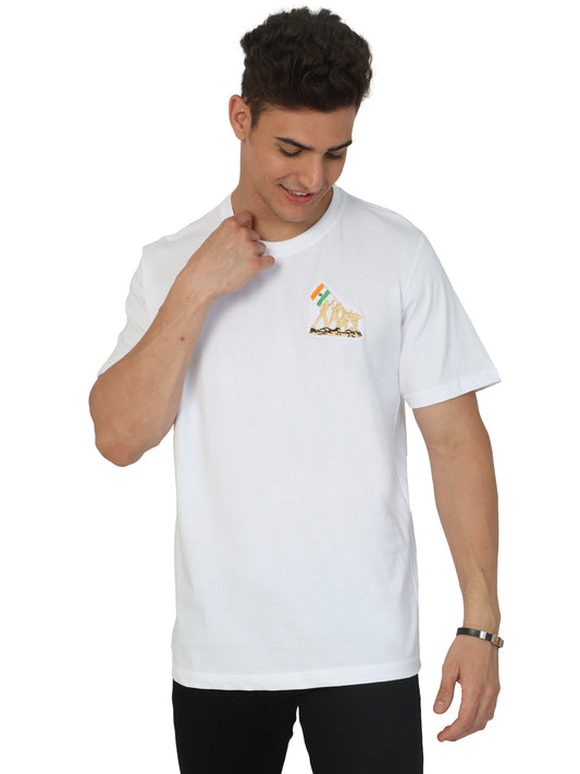 Round Neck Army Soldier Indian Army T Shirt for men