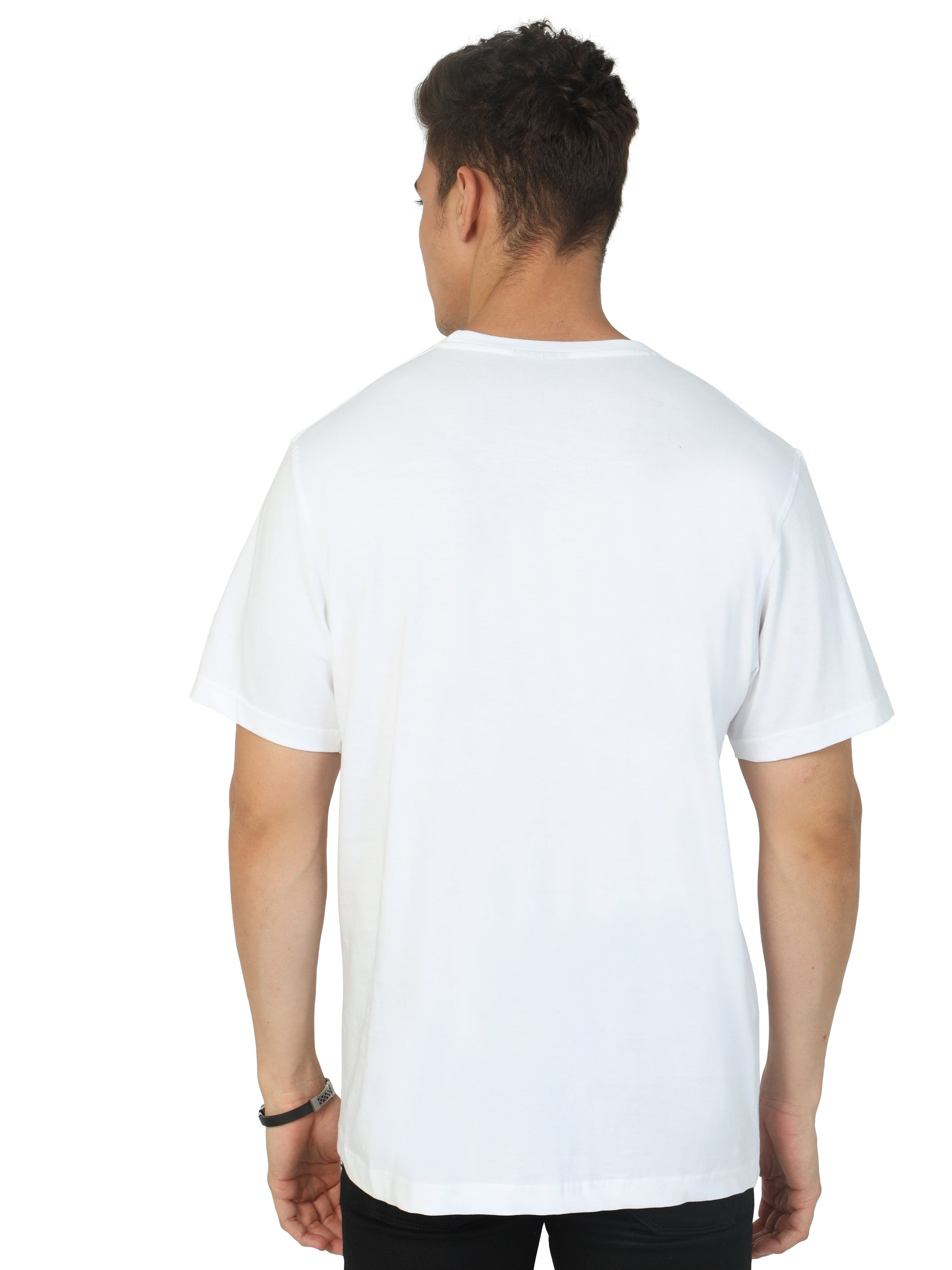 White Round Neck Balidan Army T Shirtonline for men