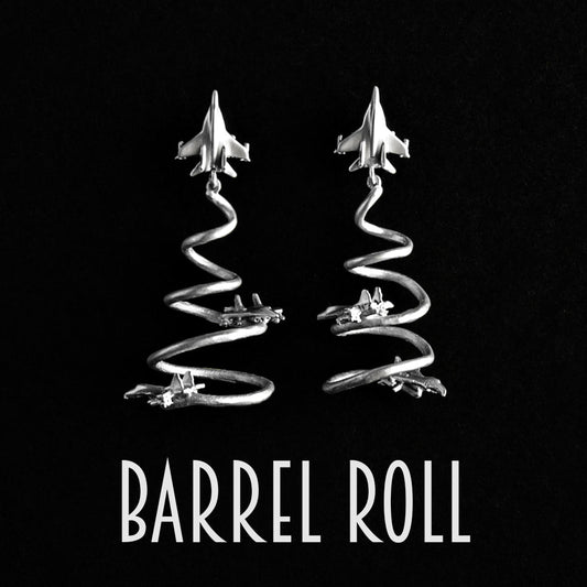 Mig 29 Themed Long Earrings For Women
