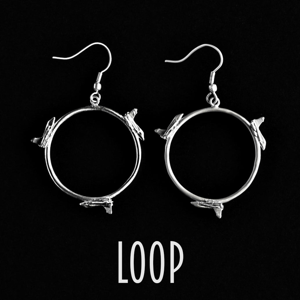 Mirage Loop Womens Drop Earrings